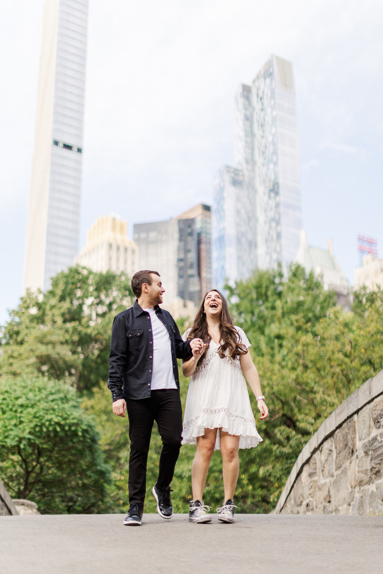 Striking Top Of The Rock Engagement Session