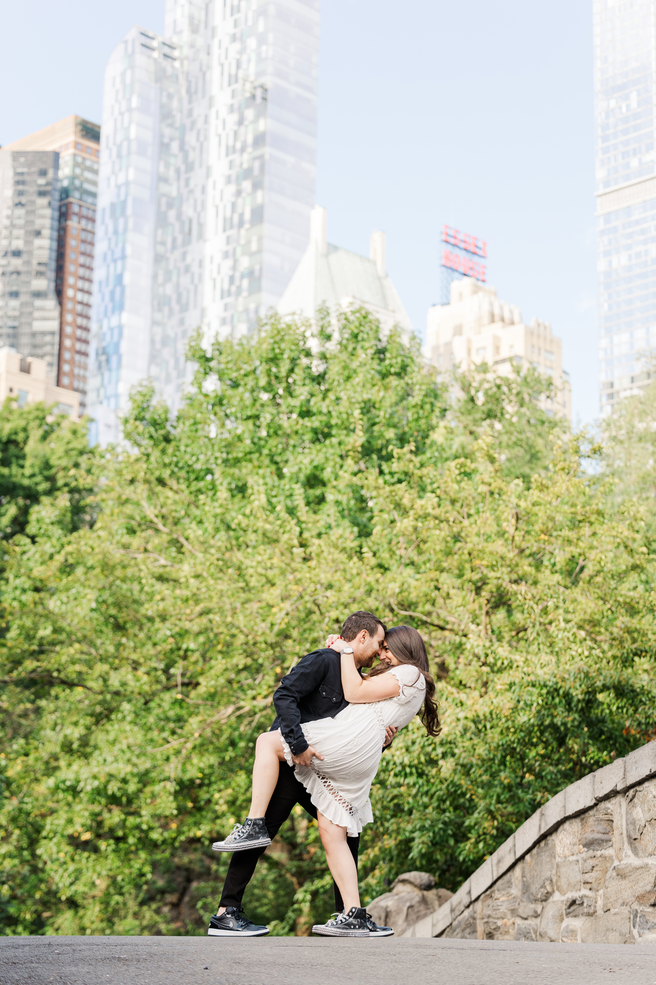 Joyous Top Of The Rock Engagement Session
