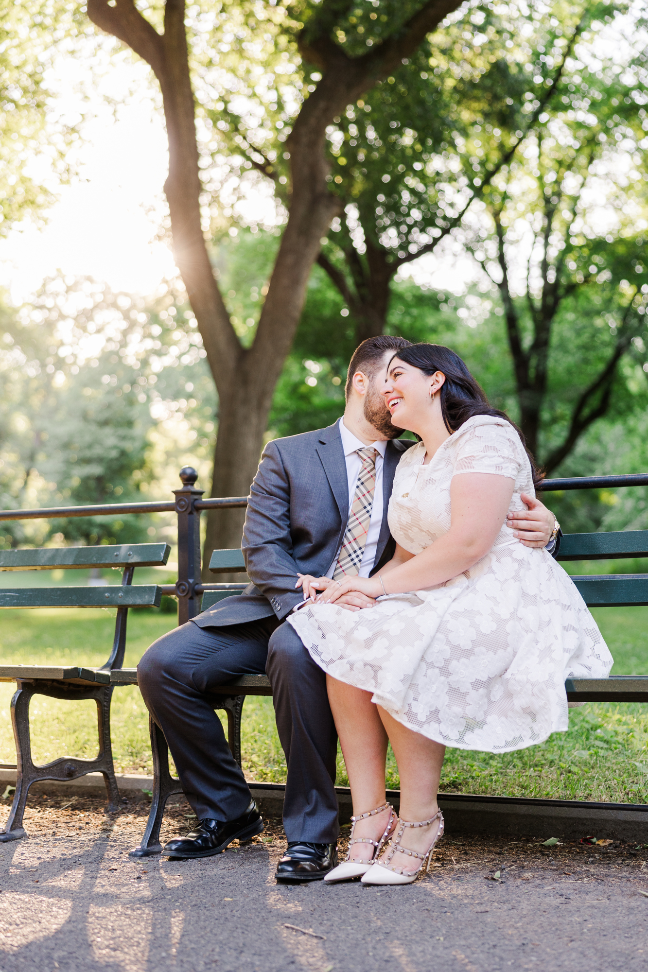 Dazzling Central Park Engagement Photos in New York