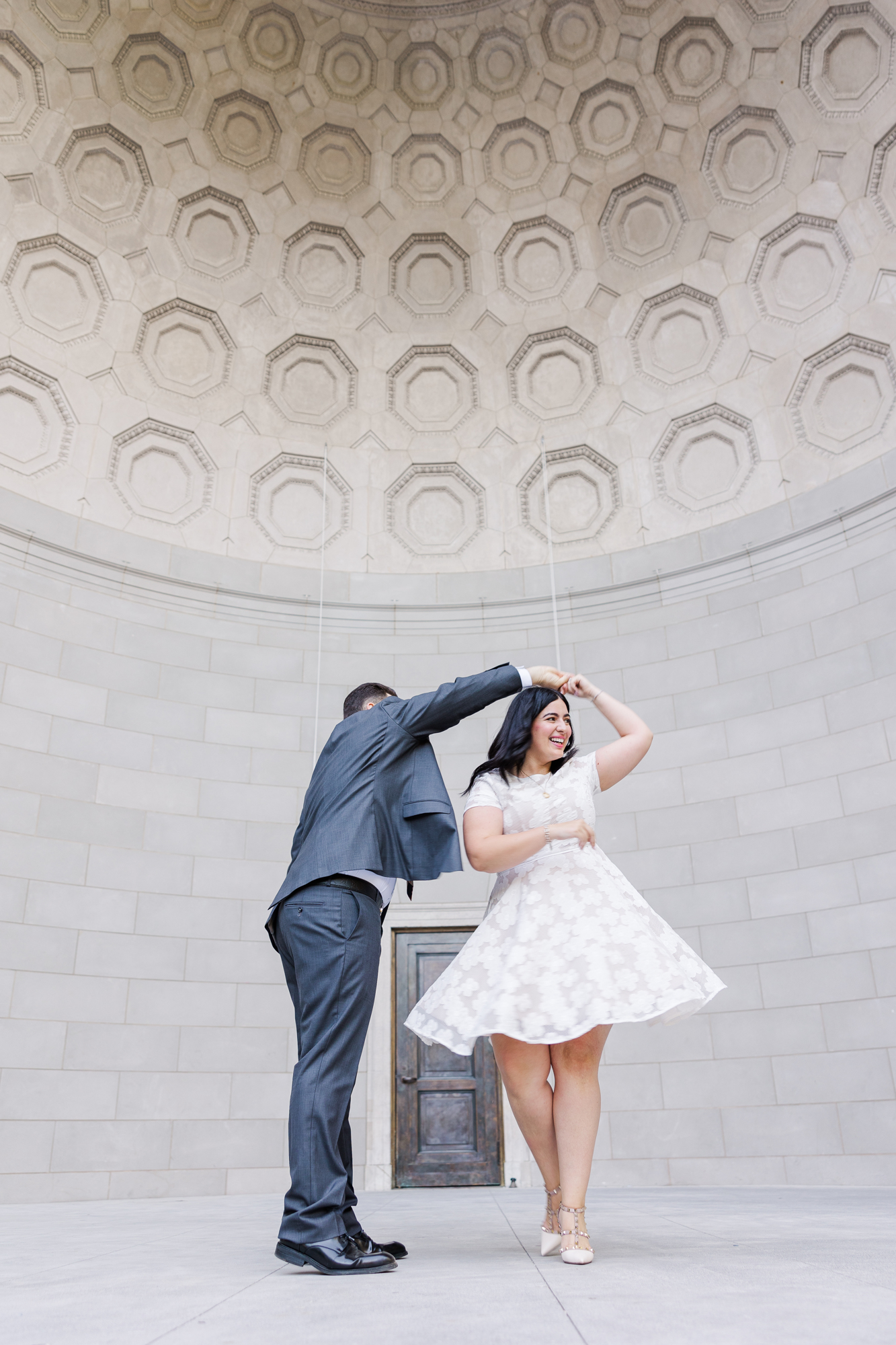Striking Central Park Engagement Photos in New York