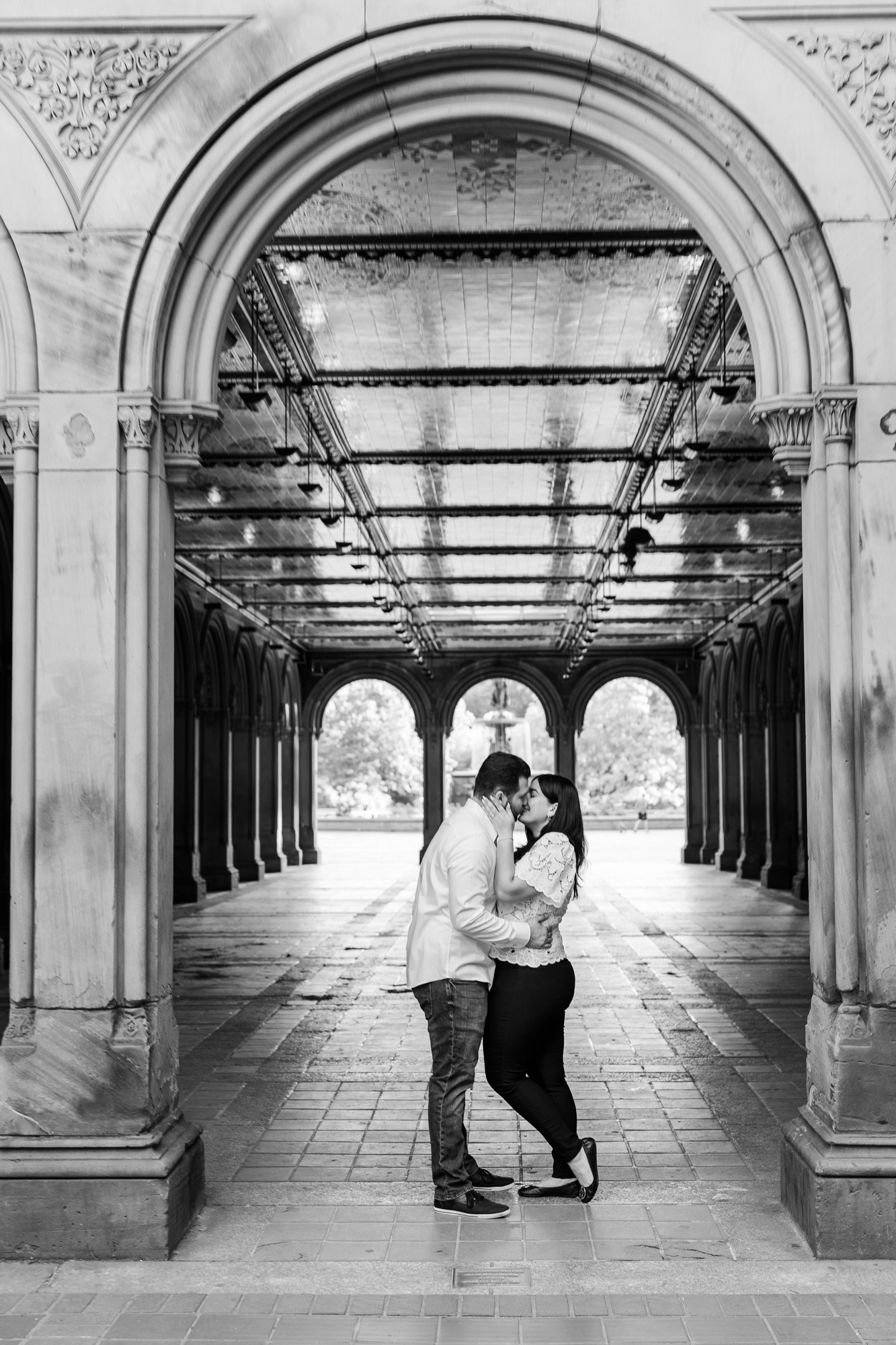 Joyous Central Park Engagement Photos in New York