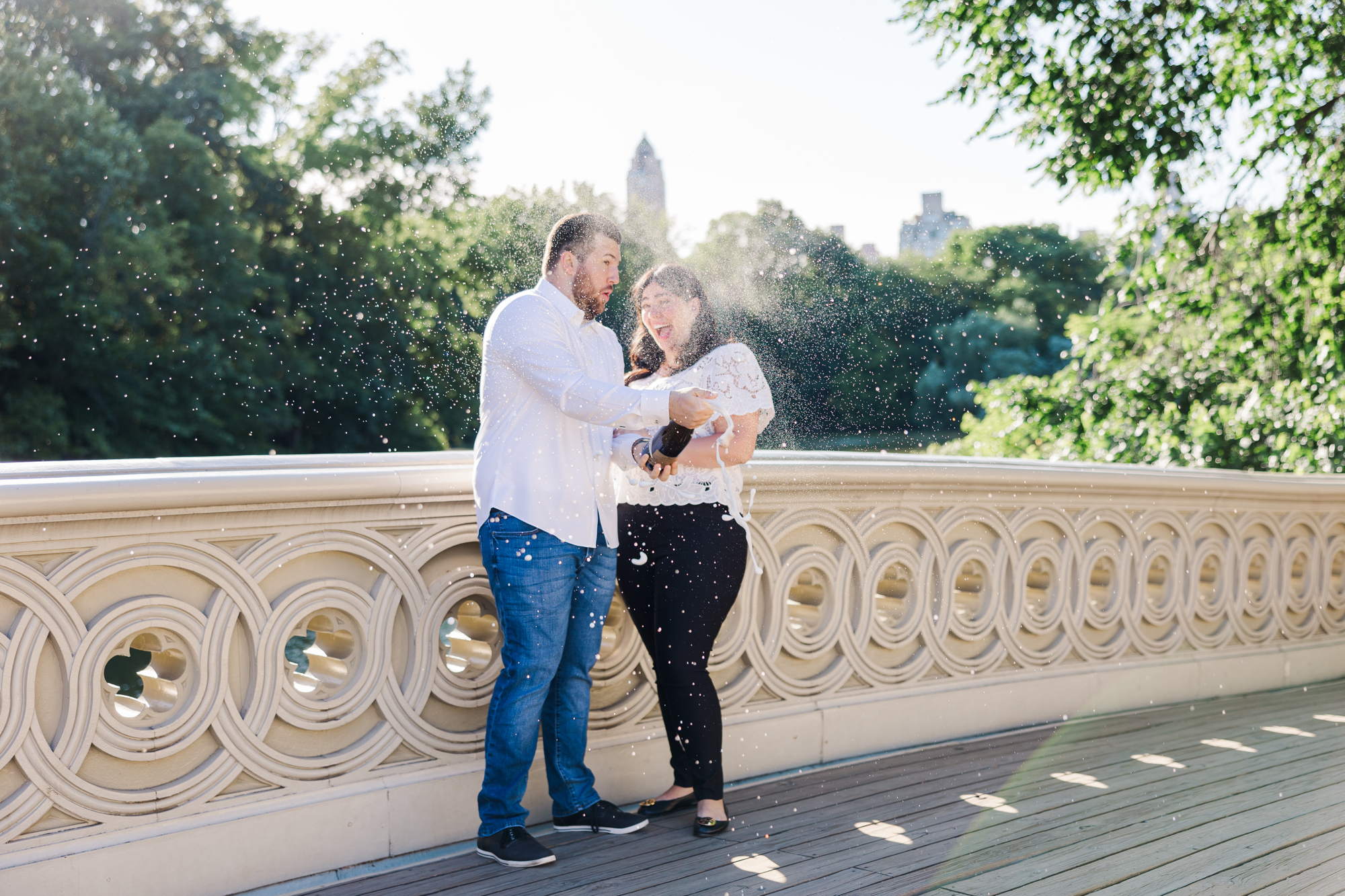 Cute Central Park Engagement Photos in New York