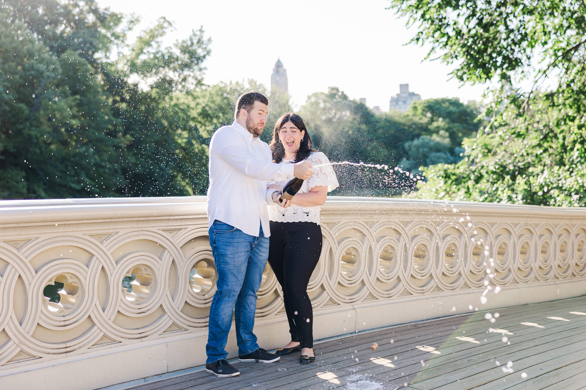 Beautiful Central Park Engagement Photos in New York