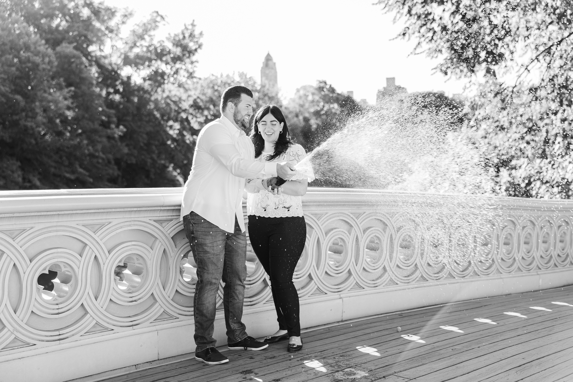 Fun Central Park Engagement Photos in New York