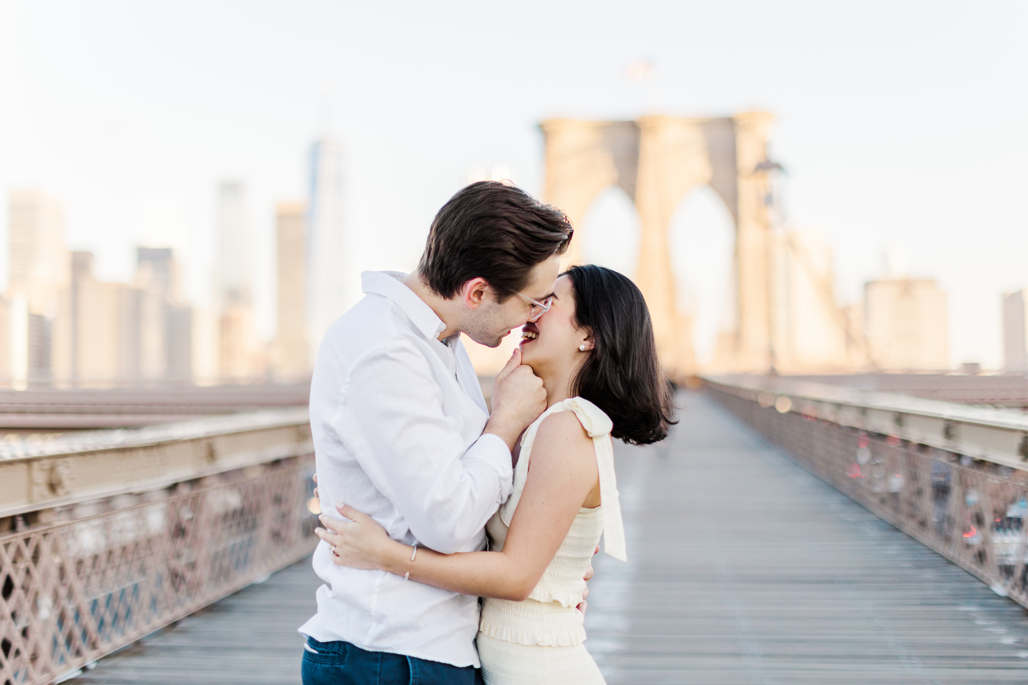 Lovely Engagement Photos Including Dog, Brooklyn NY