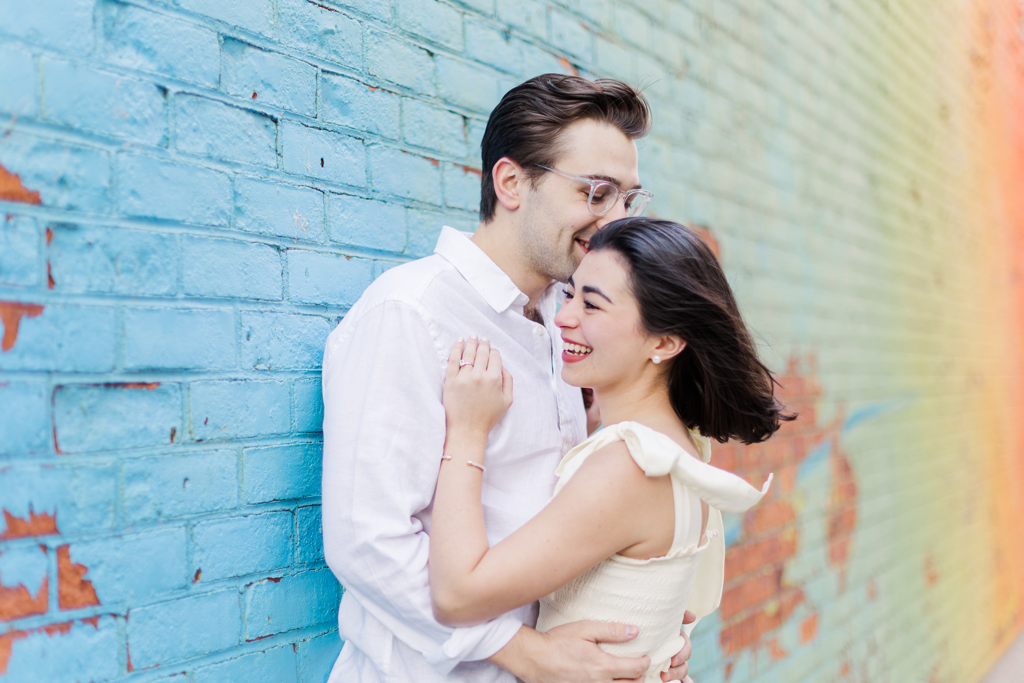 Awesome Engagement Photos Including Dog, Brooklyn NY