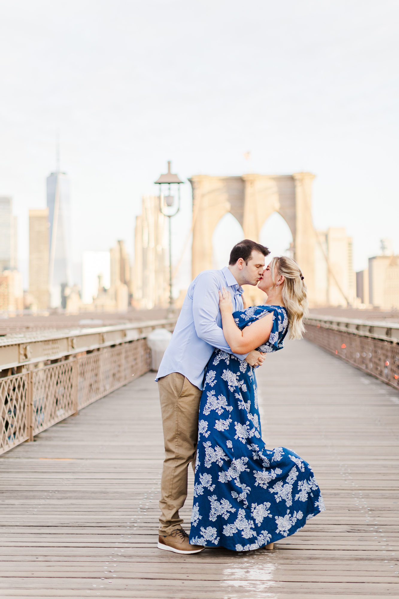 Unique Brooklyn Bridge Park Engagement Photos