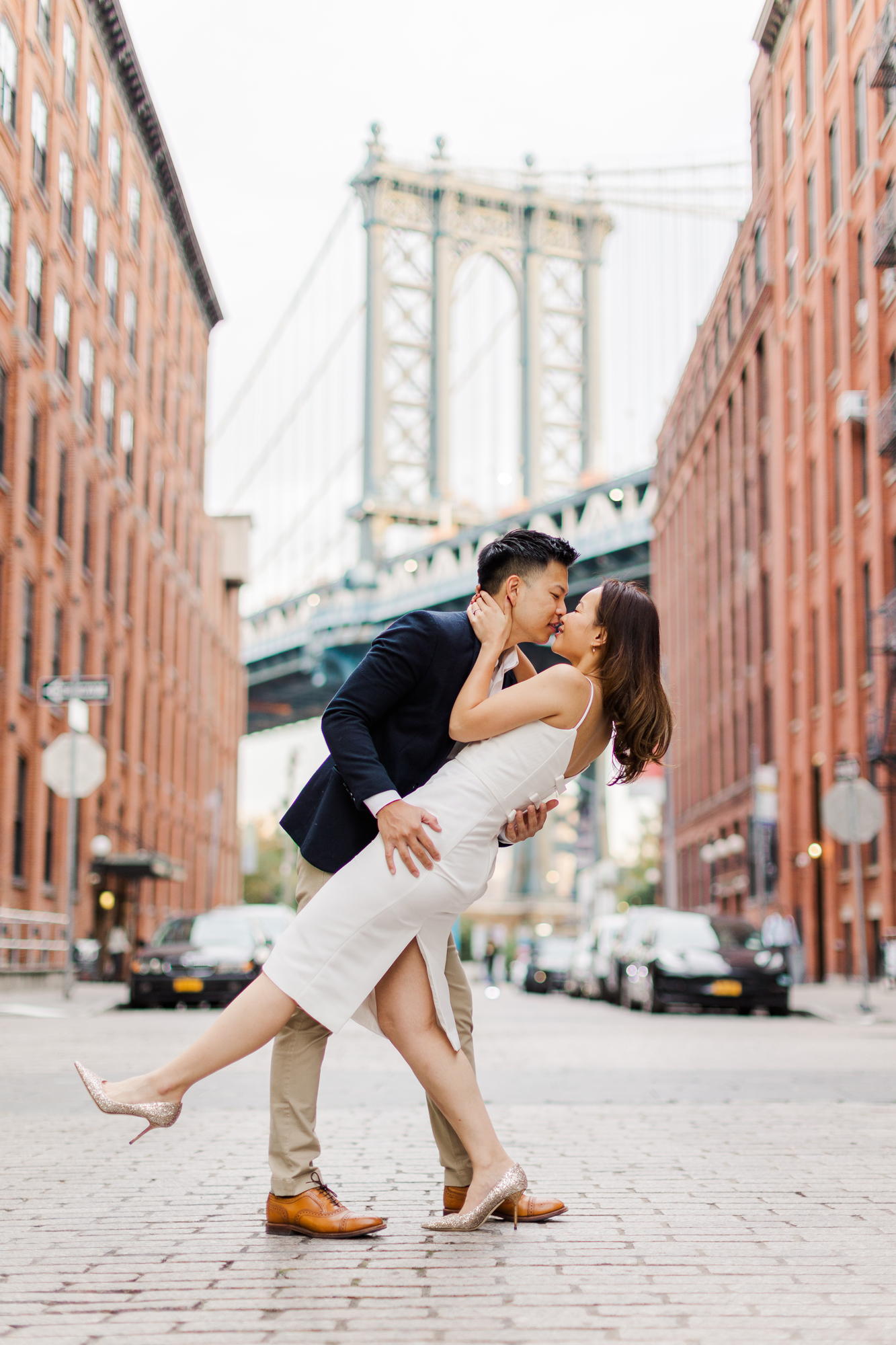 The Best Time of Year for Terrific DUMBO Engagement Photos