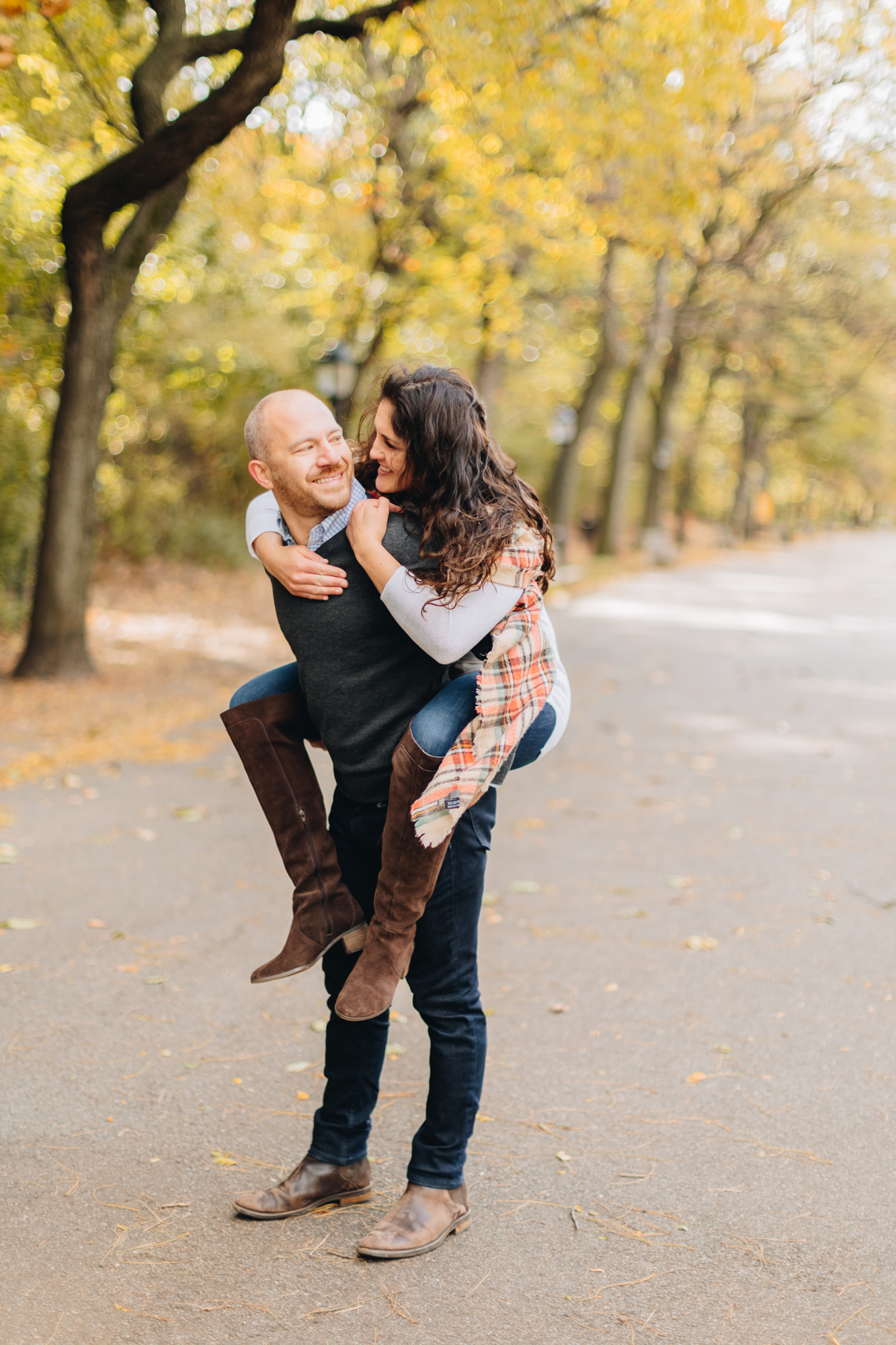 Timeless New York engagement photography