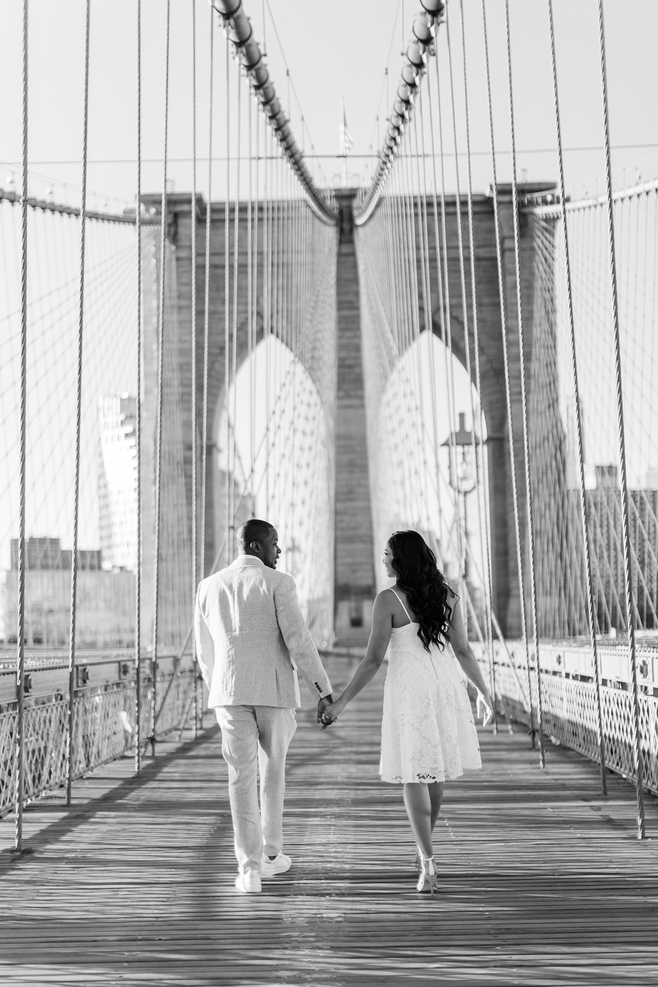 Pretty Engagement Photos at Sunrise, New York