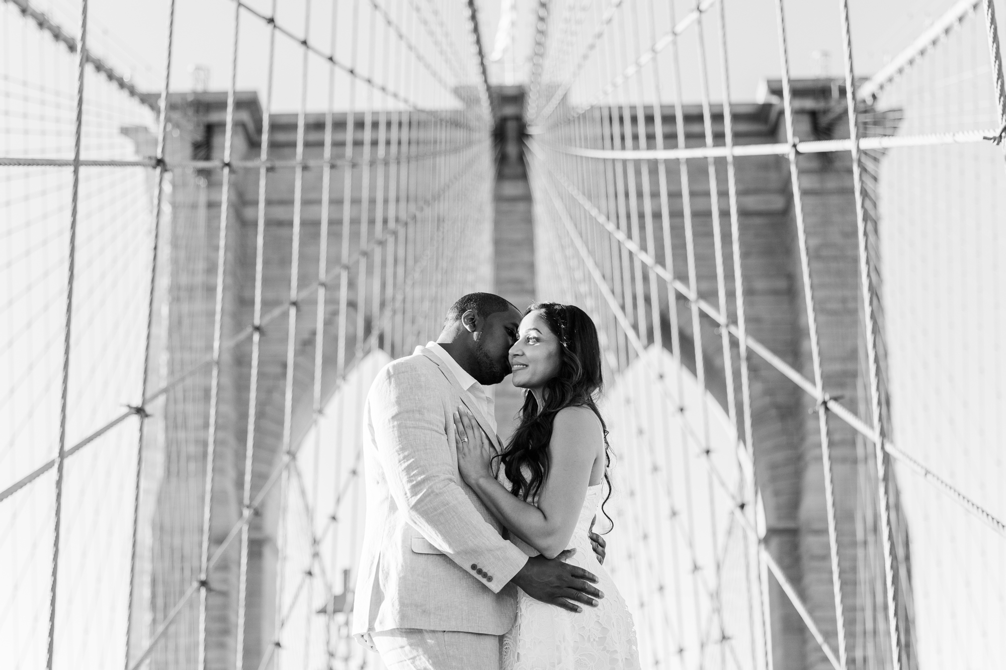 Incredible Engagement Photos on the Brooklyn Bridge