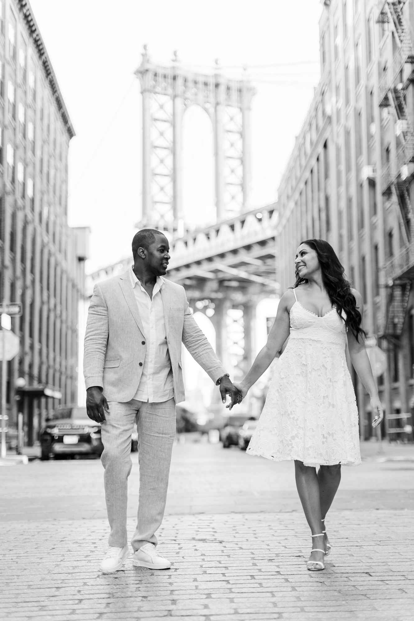 Fabulous Engagement Photos on the Brooklyn Bridge