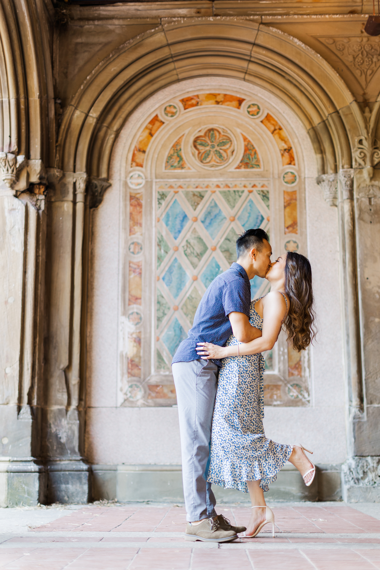 Intimate Engagement Photos in Central Park, New York