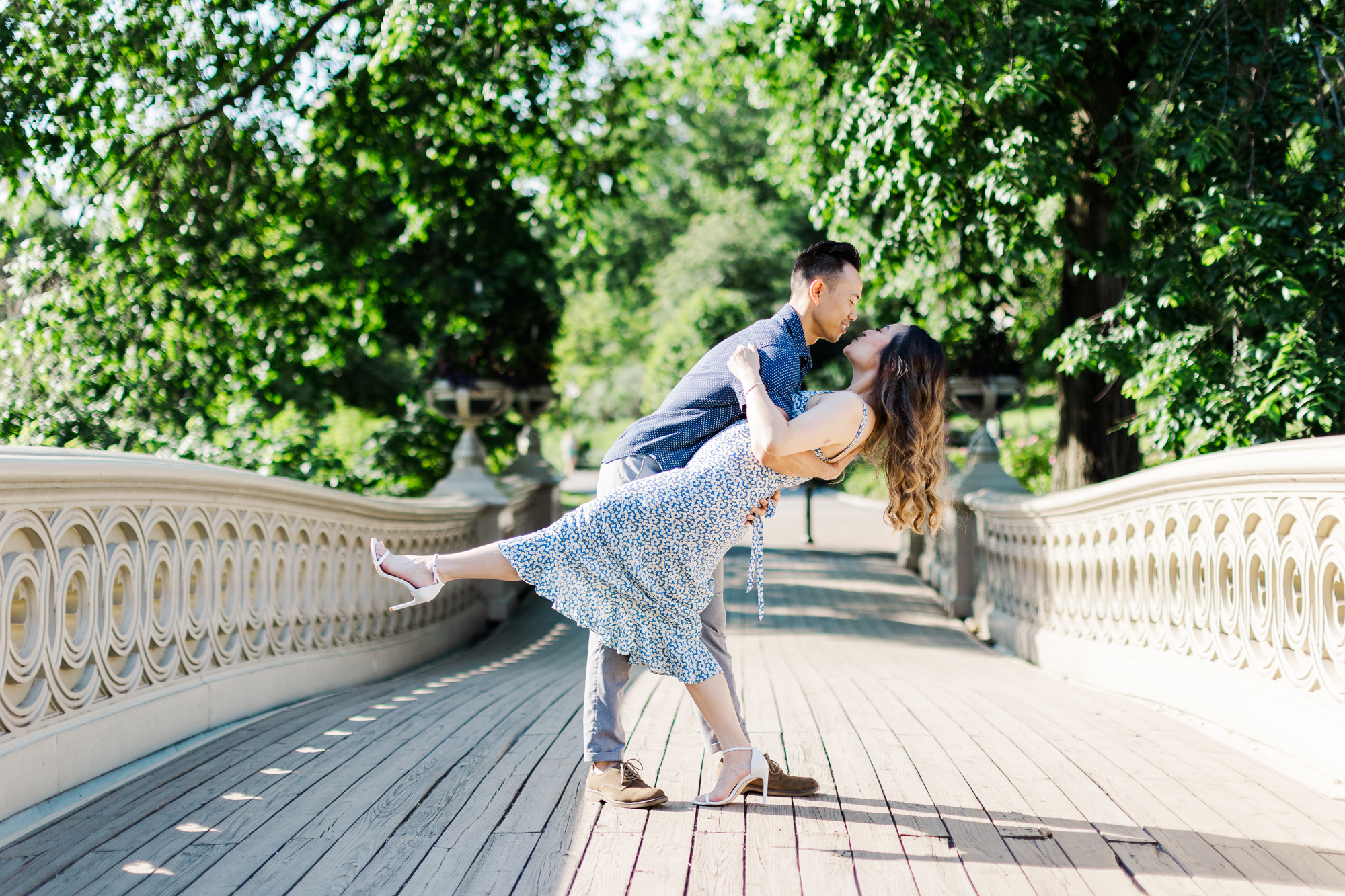 Stunning Engagement Photos in Central Park, New York
