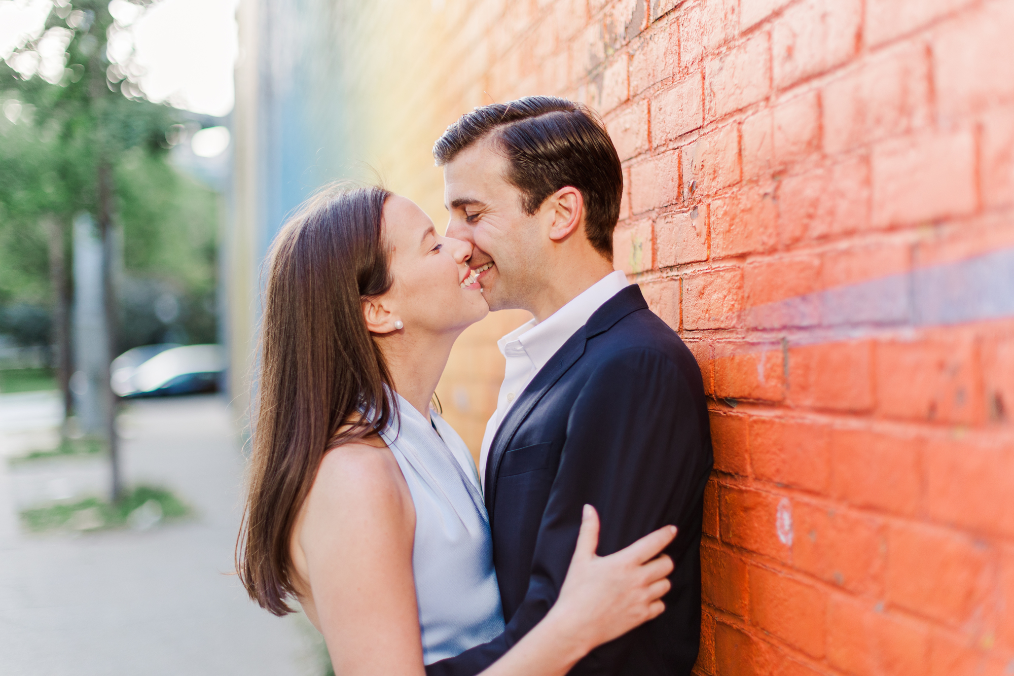 Playful Brooklyn Heights Engagement Photos