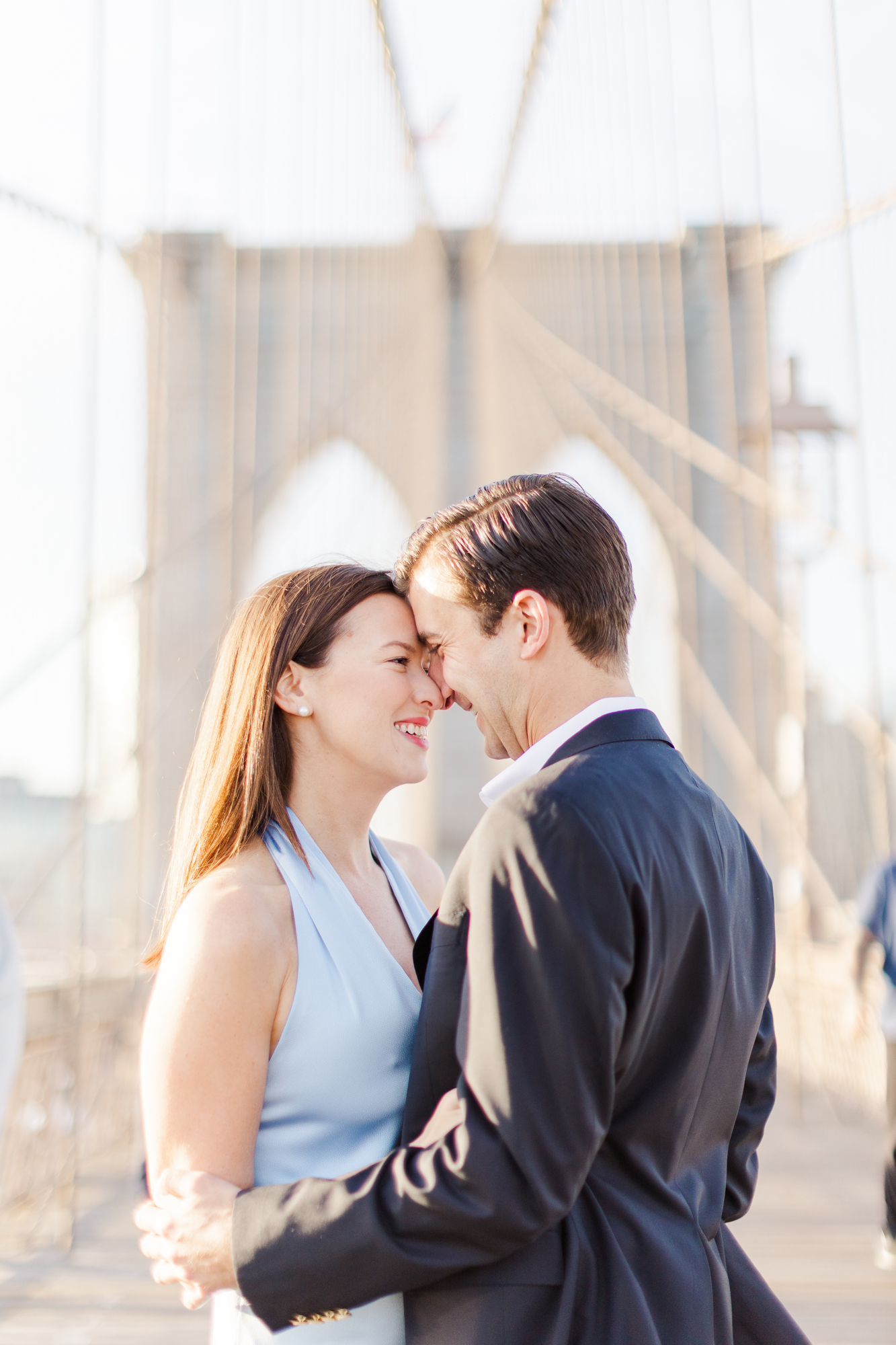 Candid Engagement Photos in Brooklyn Heights