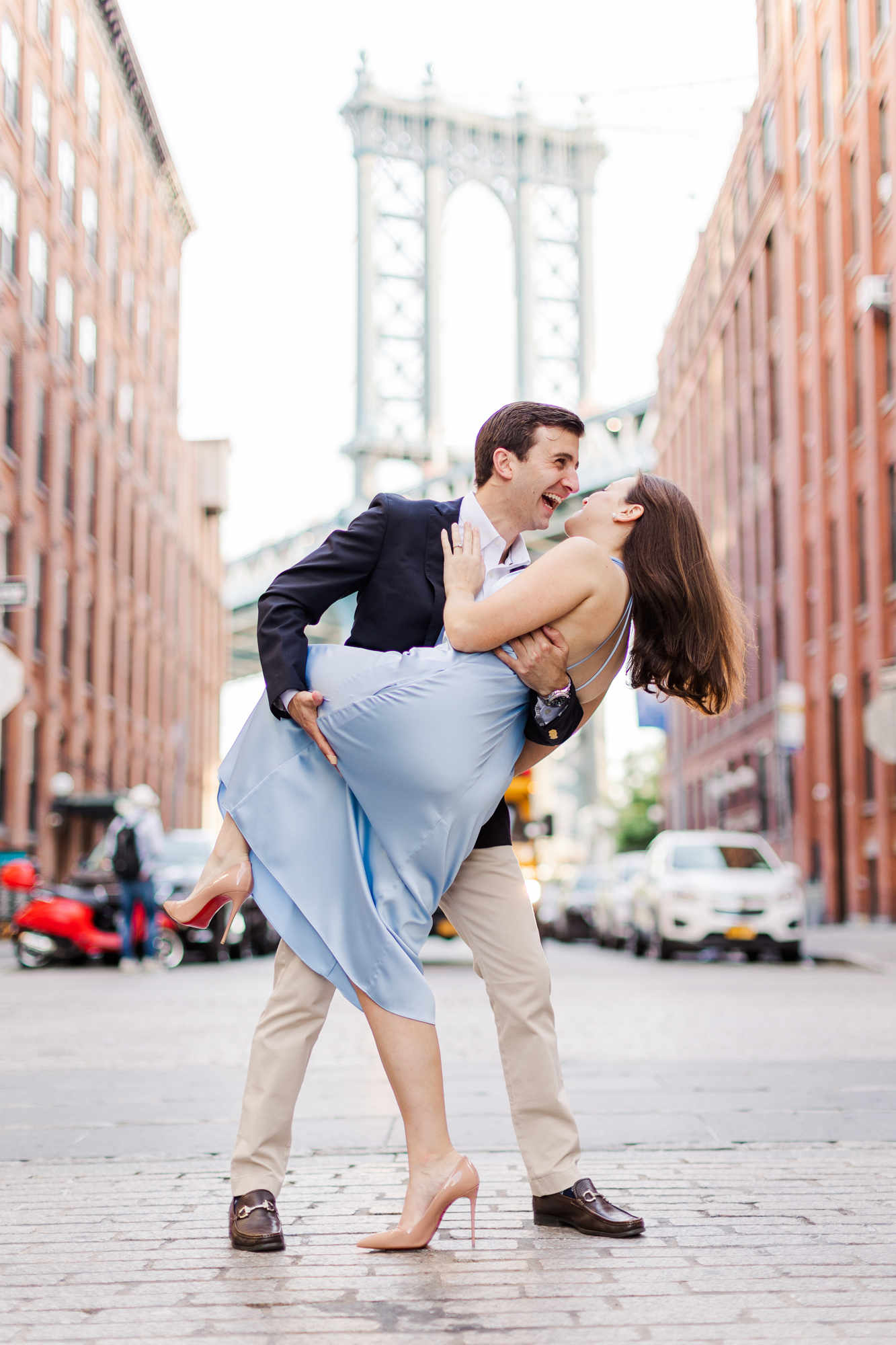 Radiant Brooklyn Heights Engagement Photos
