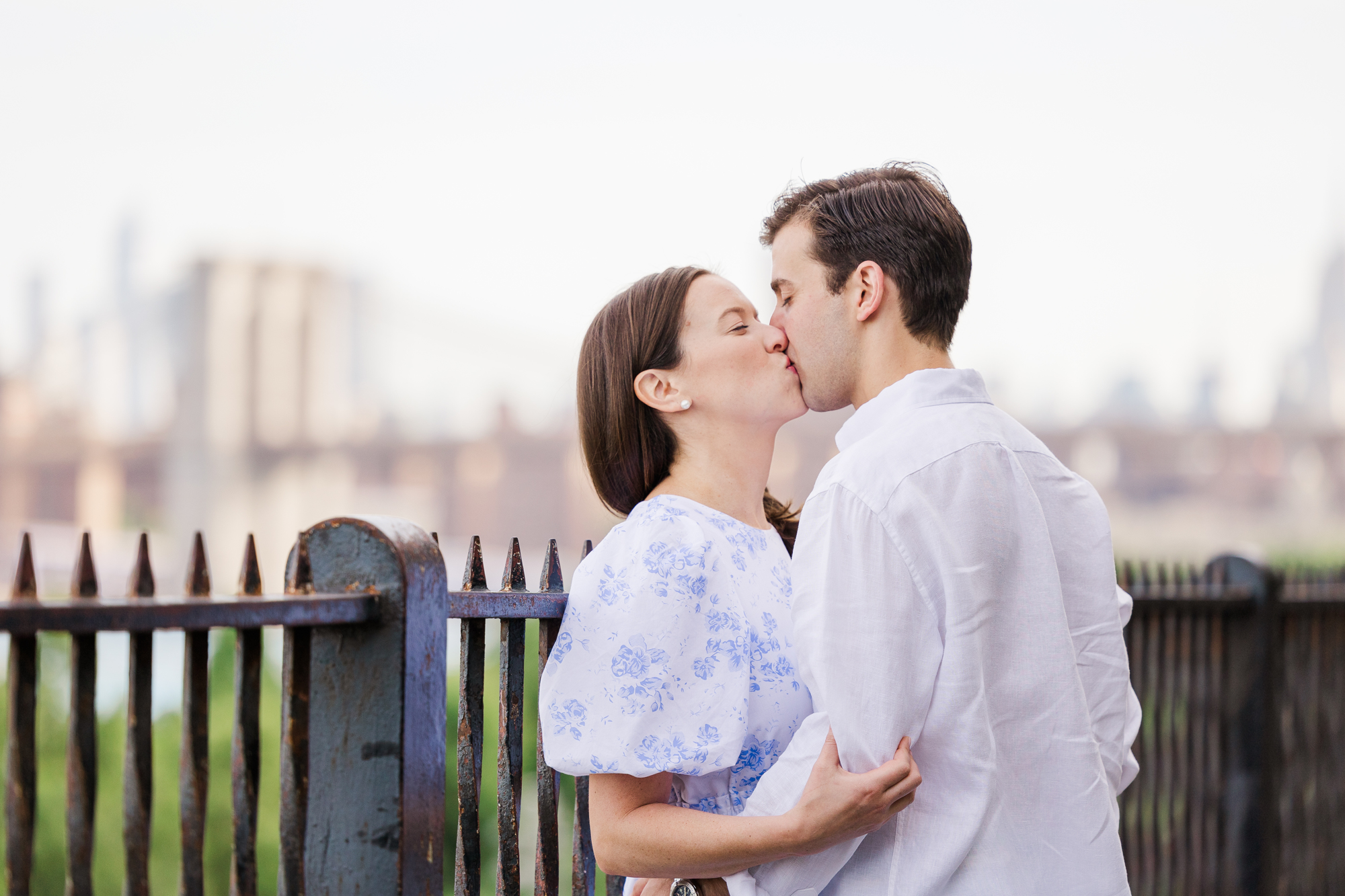 Whimsical Brooklyn Heights Engagement Photos
