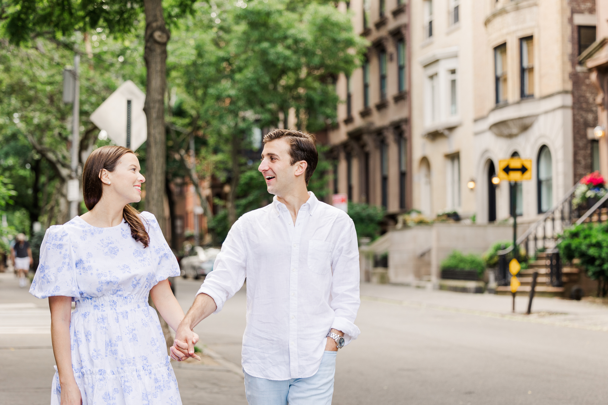 Cute Brooklyn Heights Engagement Photos