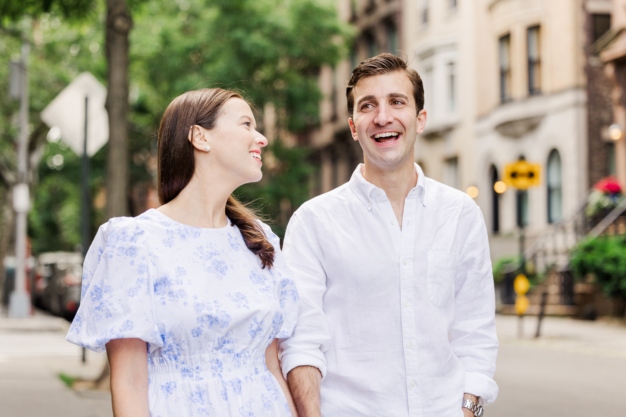 Magical Brooklyn Heights Engagement Photos