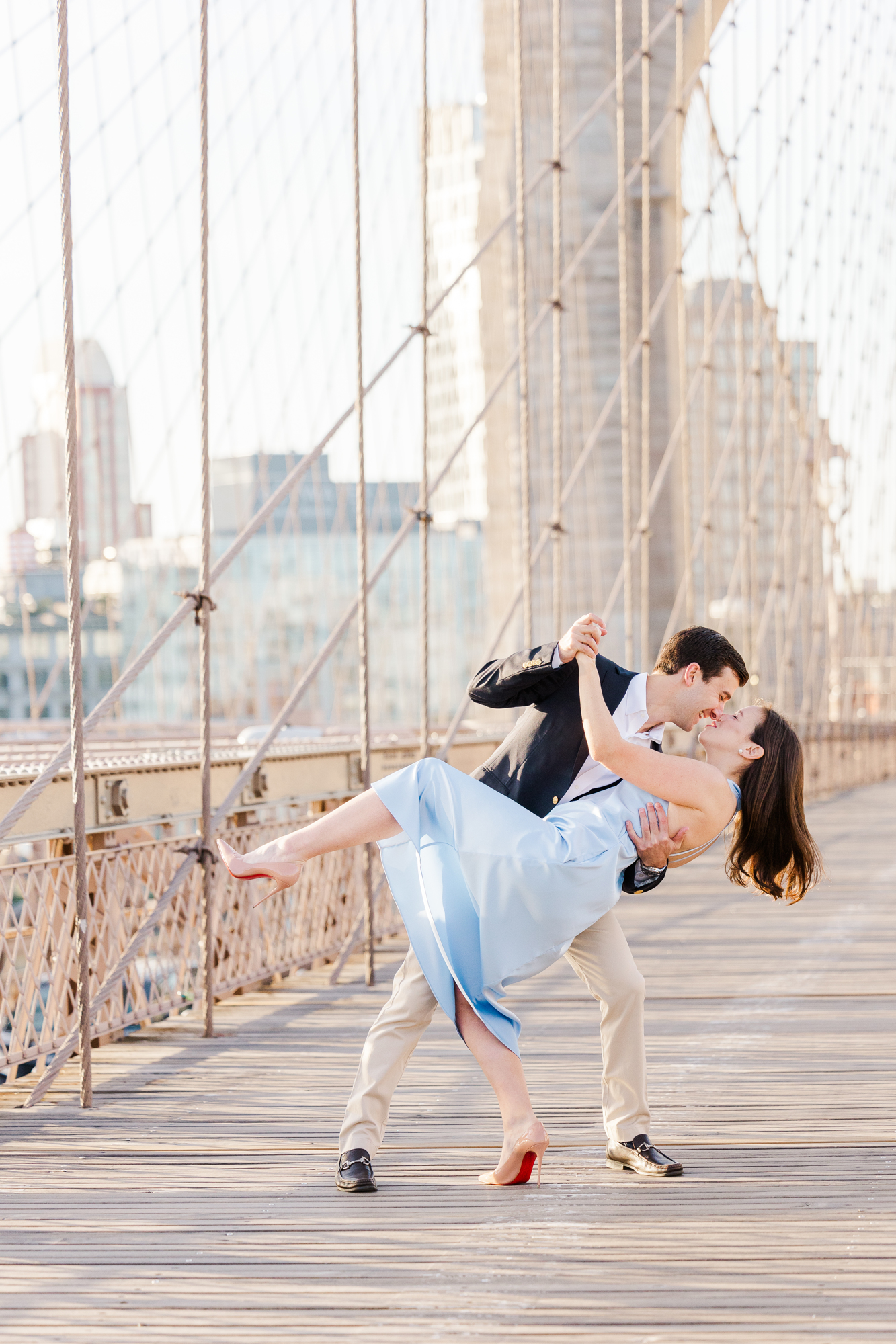 Romantic Engagement Photos in Brooklyn Heights