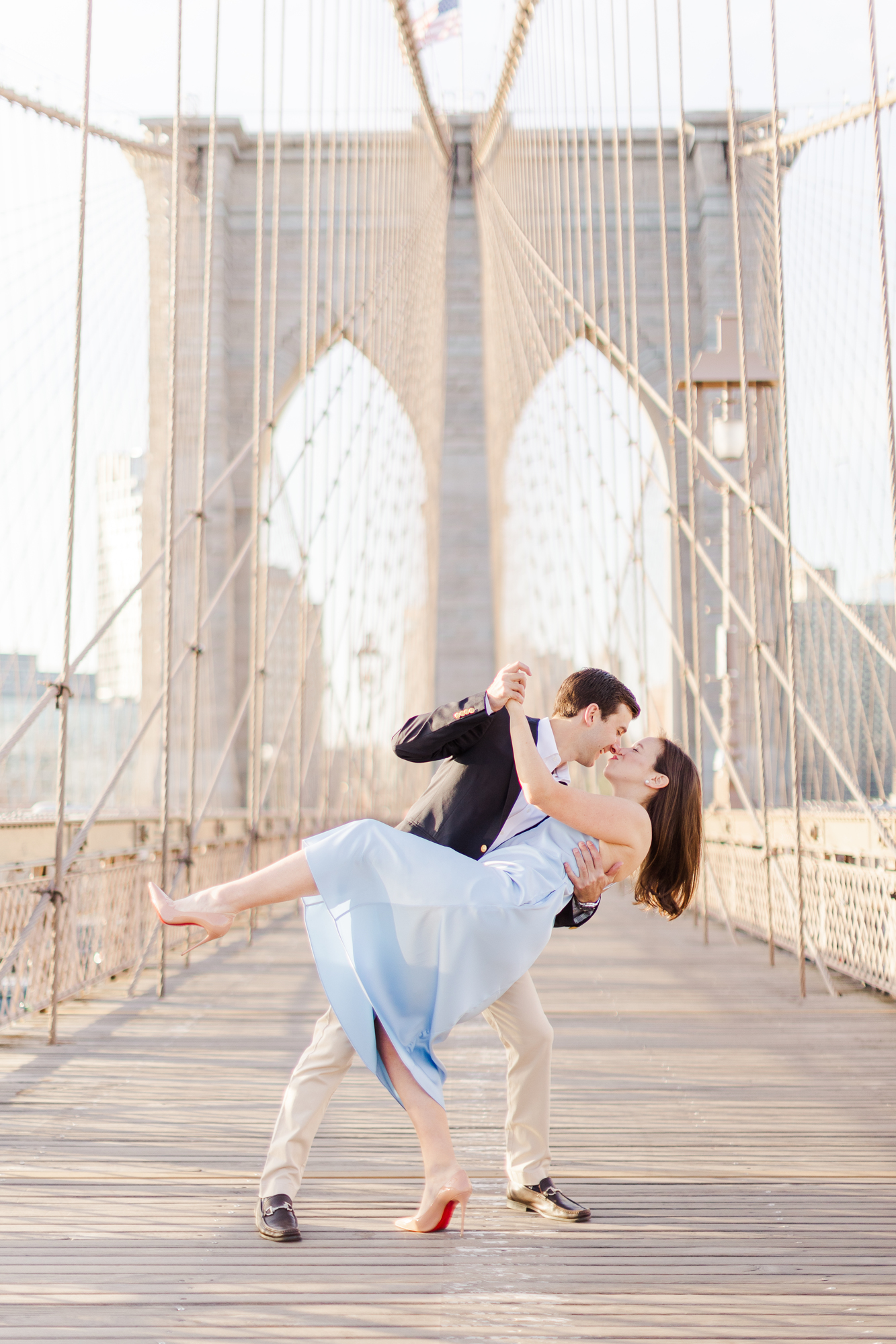 Stunning Engagement Photos in Brooklyn Heights