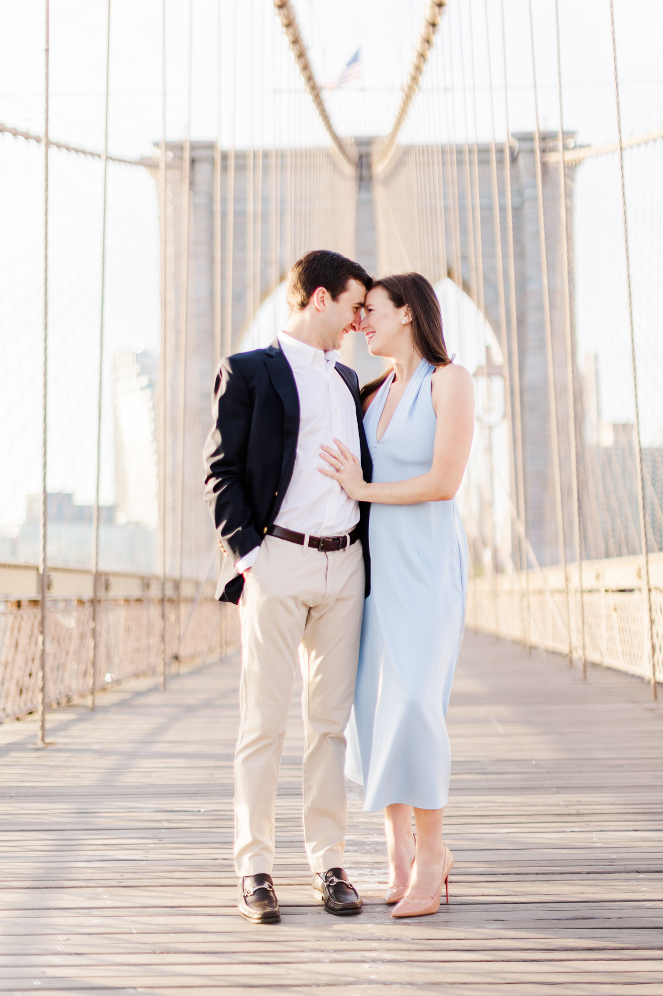 Elegant Brooklyn Heights Engagement Photos
