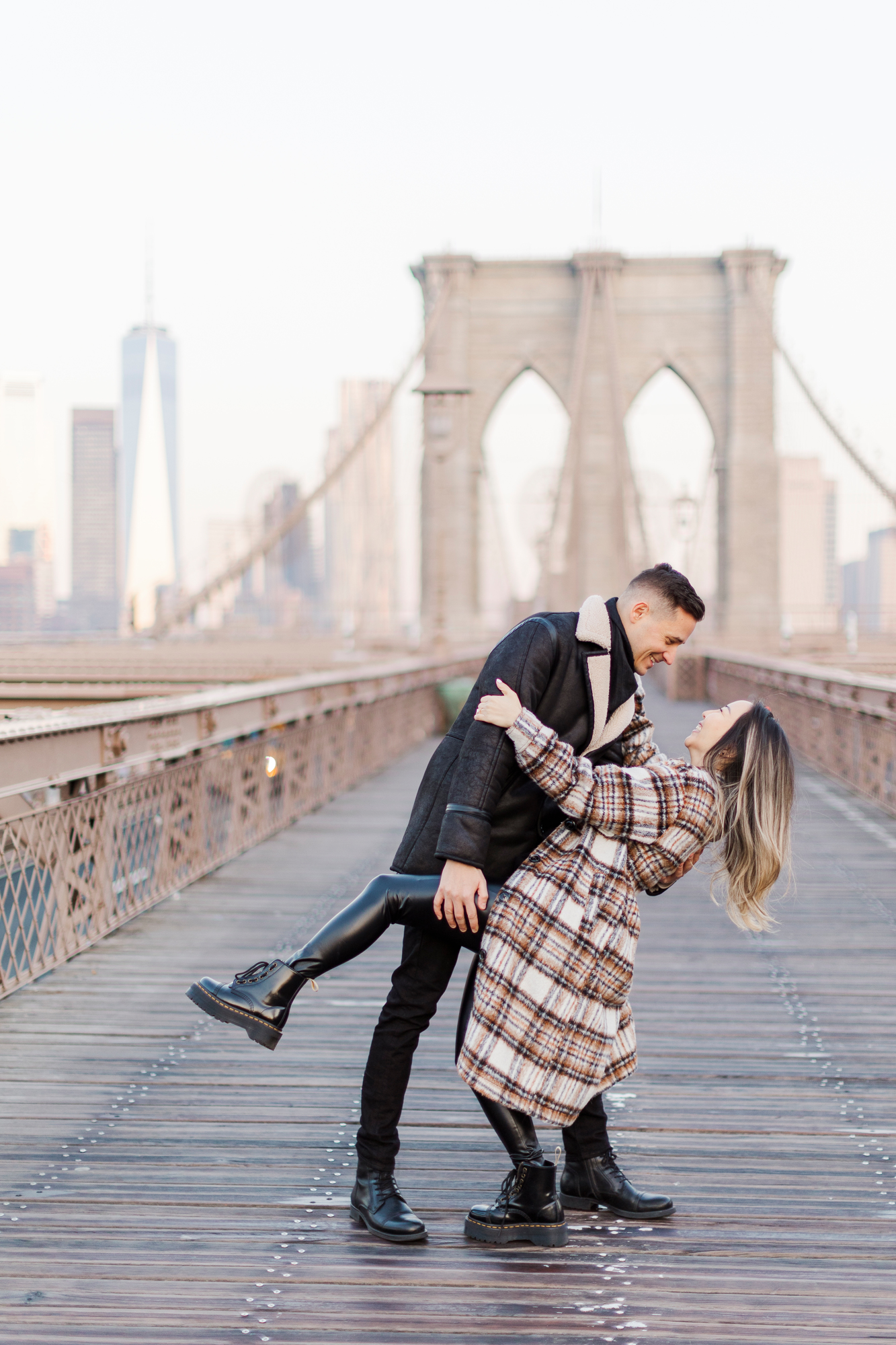 Stunning Engagement Session in Brooklyn Bridge Park