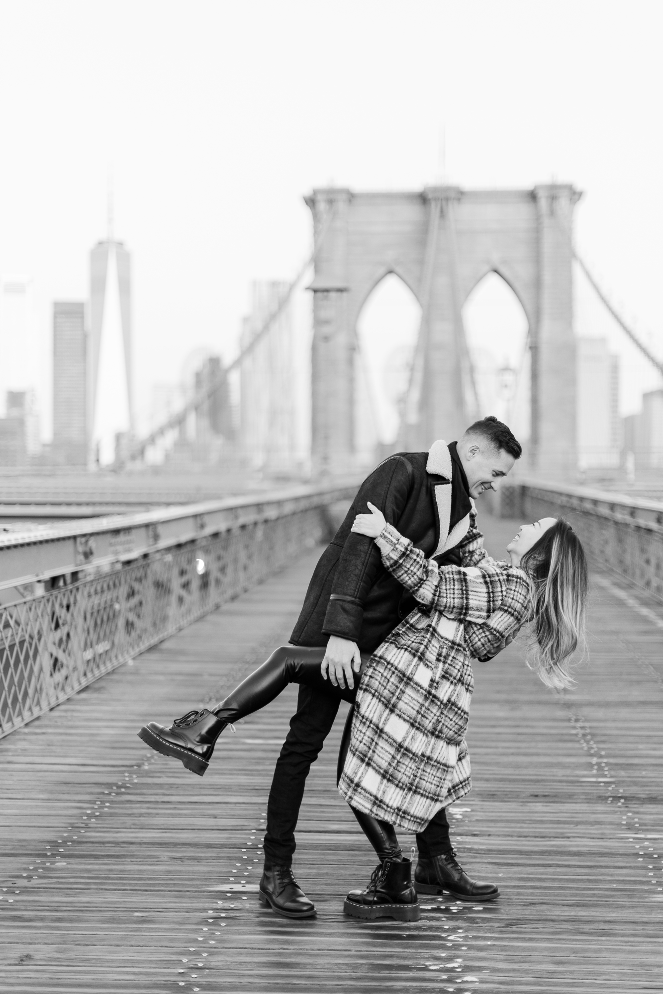 Fabulous Brooklyn Bridge Park Engagement Session