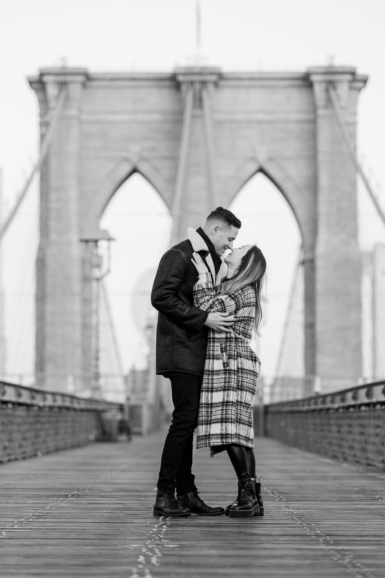Breathtaking Brooklyn Bridge Park Engagement Session