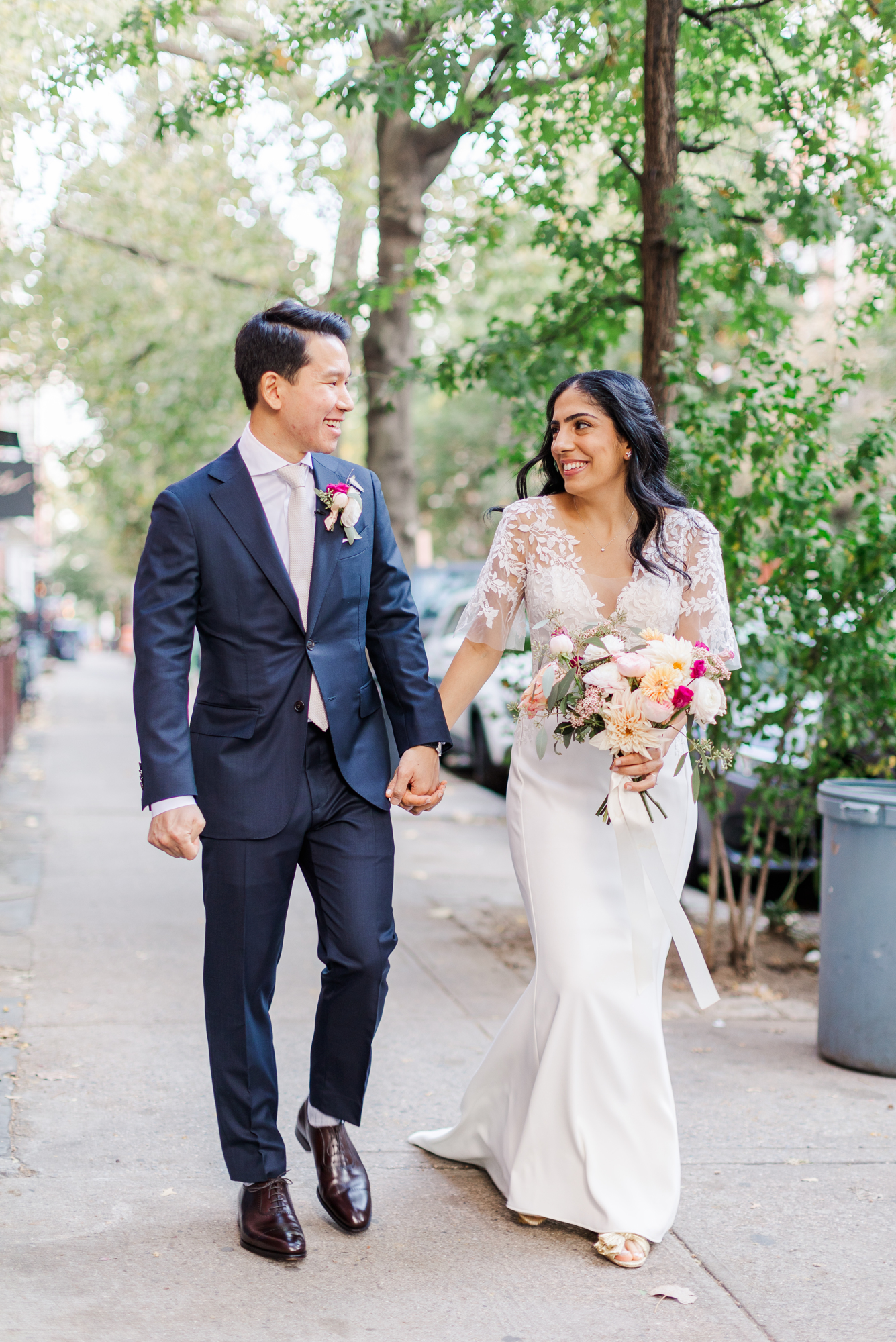 Cute NYC Elopement Photography