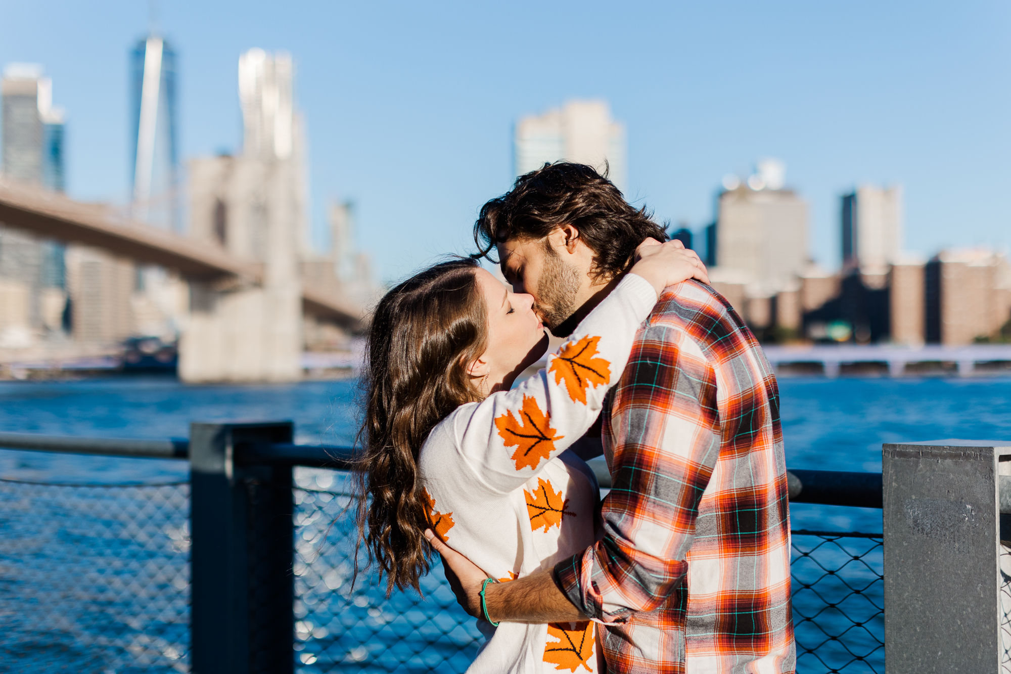 Timeless Brooklyn Bridge Park Engagement Pictures
