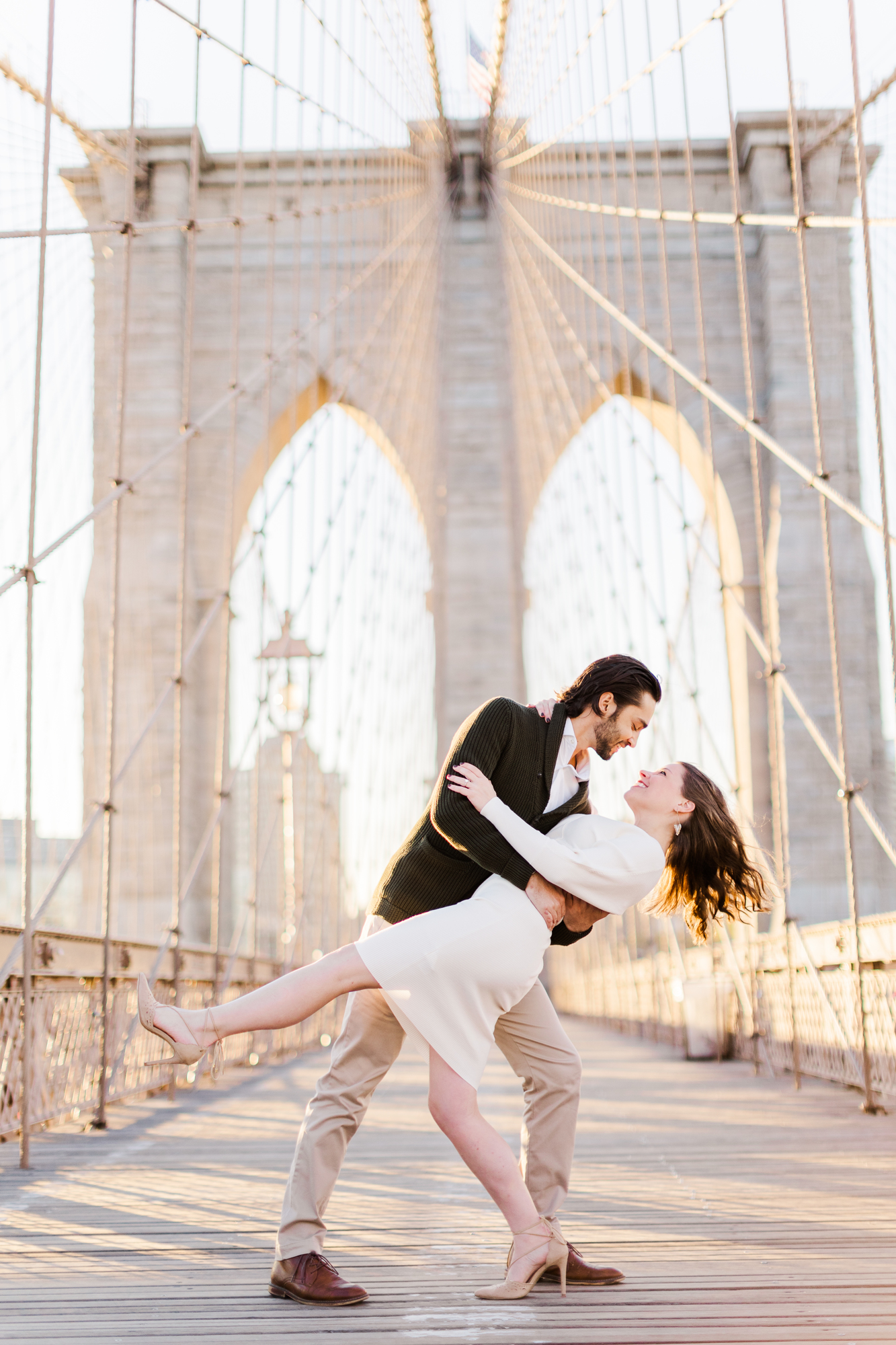 Fabulous Brooklyn Bridge Park Engagement Pictures