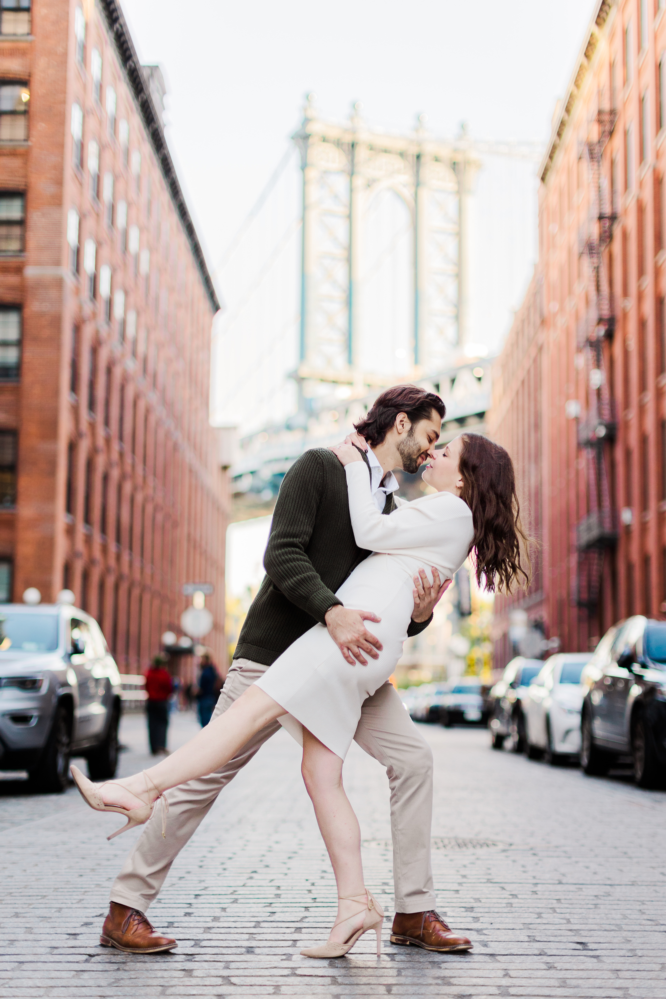 Breathtaking Brooklyn Bridge Park Engagement Pictures