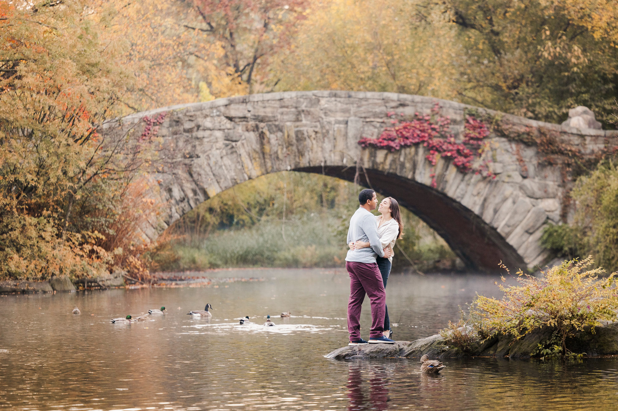 Joyful Central Park Engagement Shoot