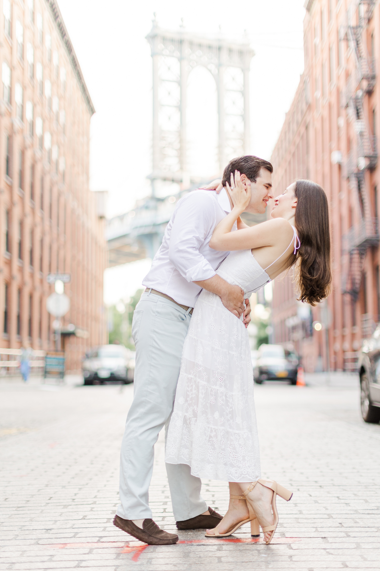 Terrific Brooklyn Bridge Engagement Photography