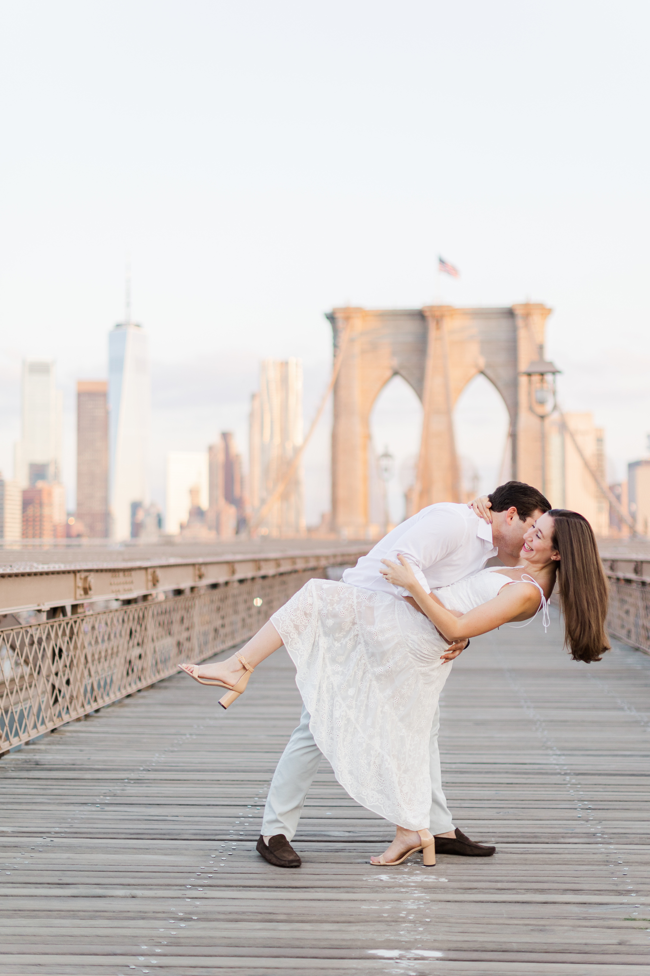 Awesome Brooklyn Bridge Engagement Photography