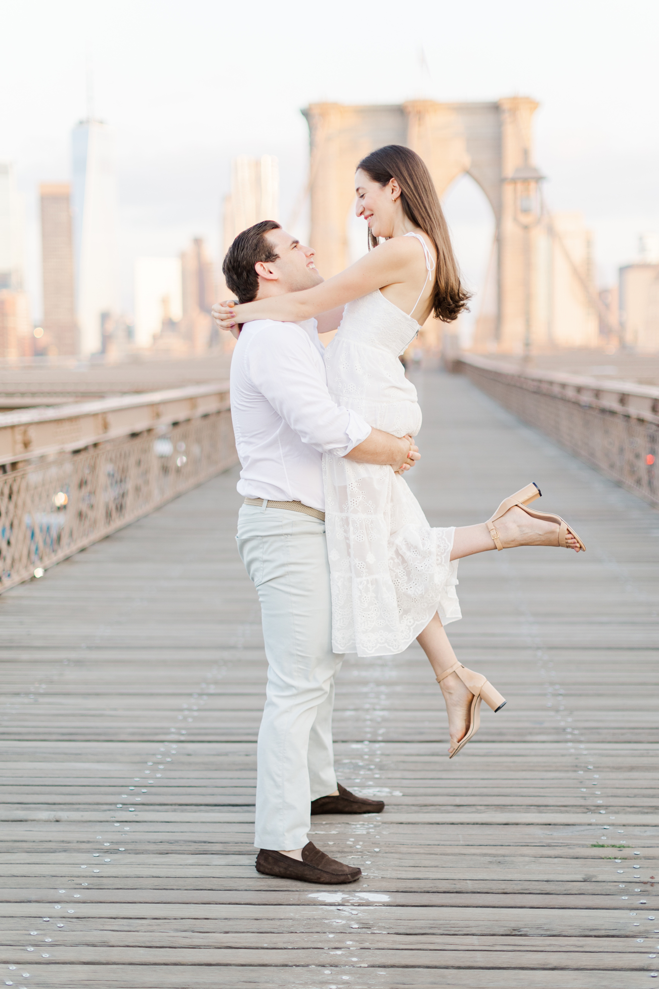 Dazzling Brooklyn Bridge Engagement Photography
