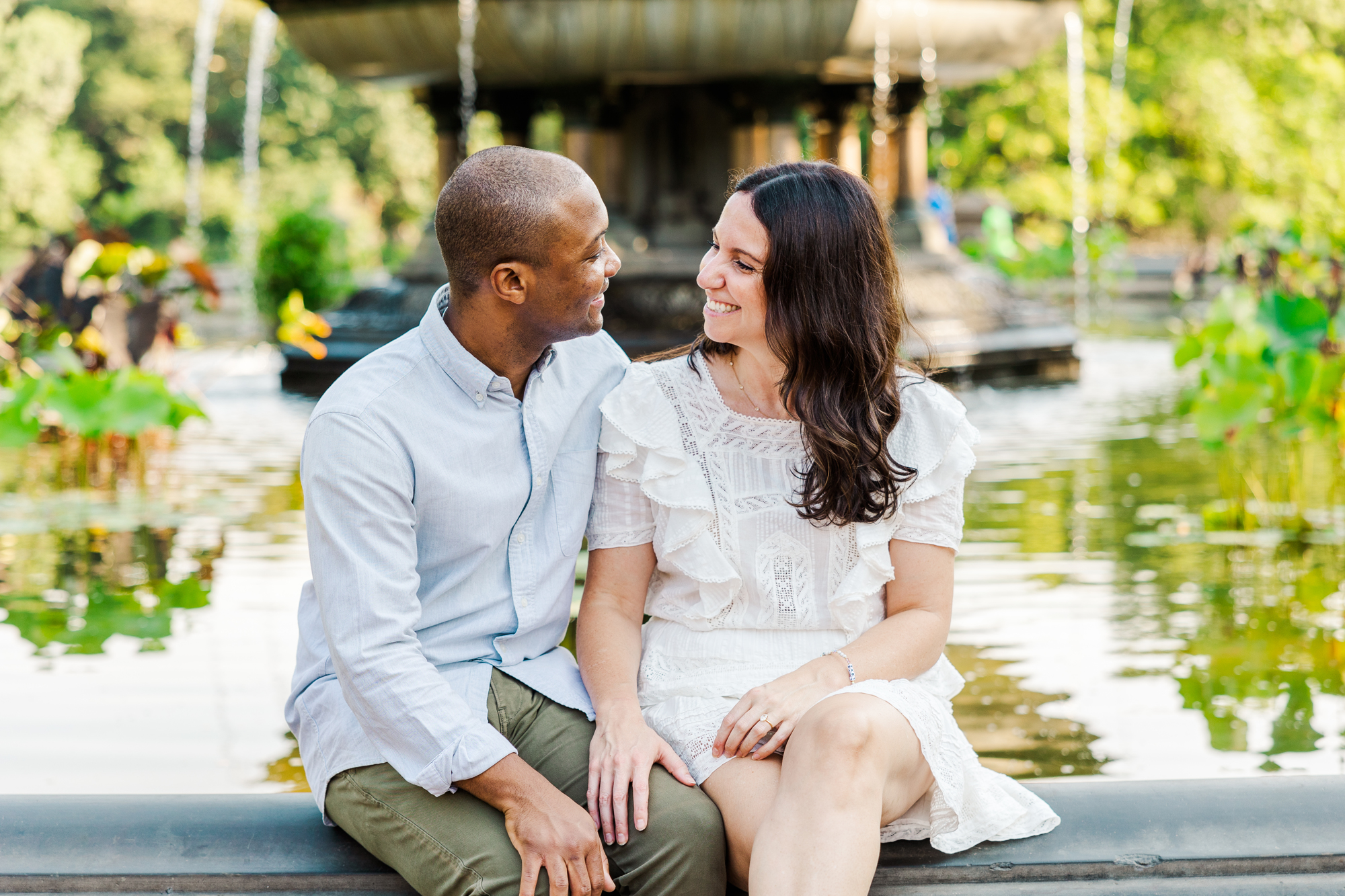 Gorgeous Bethesda Terrace Engagement Photos