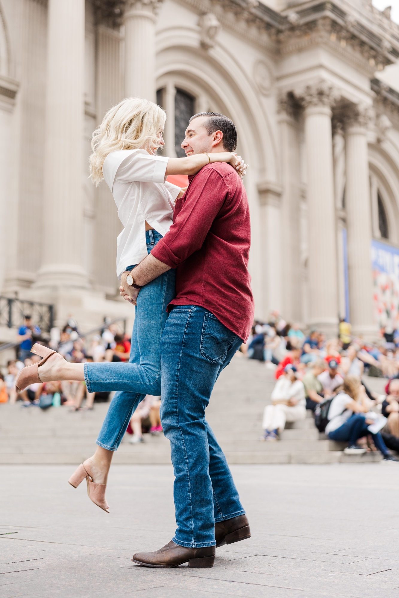 Amazing Engagement Session at Top of the Rock