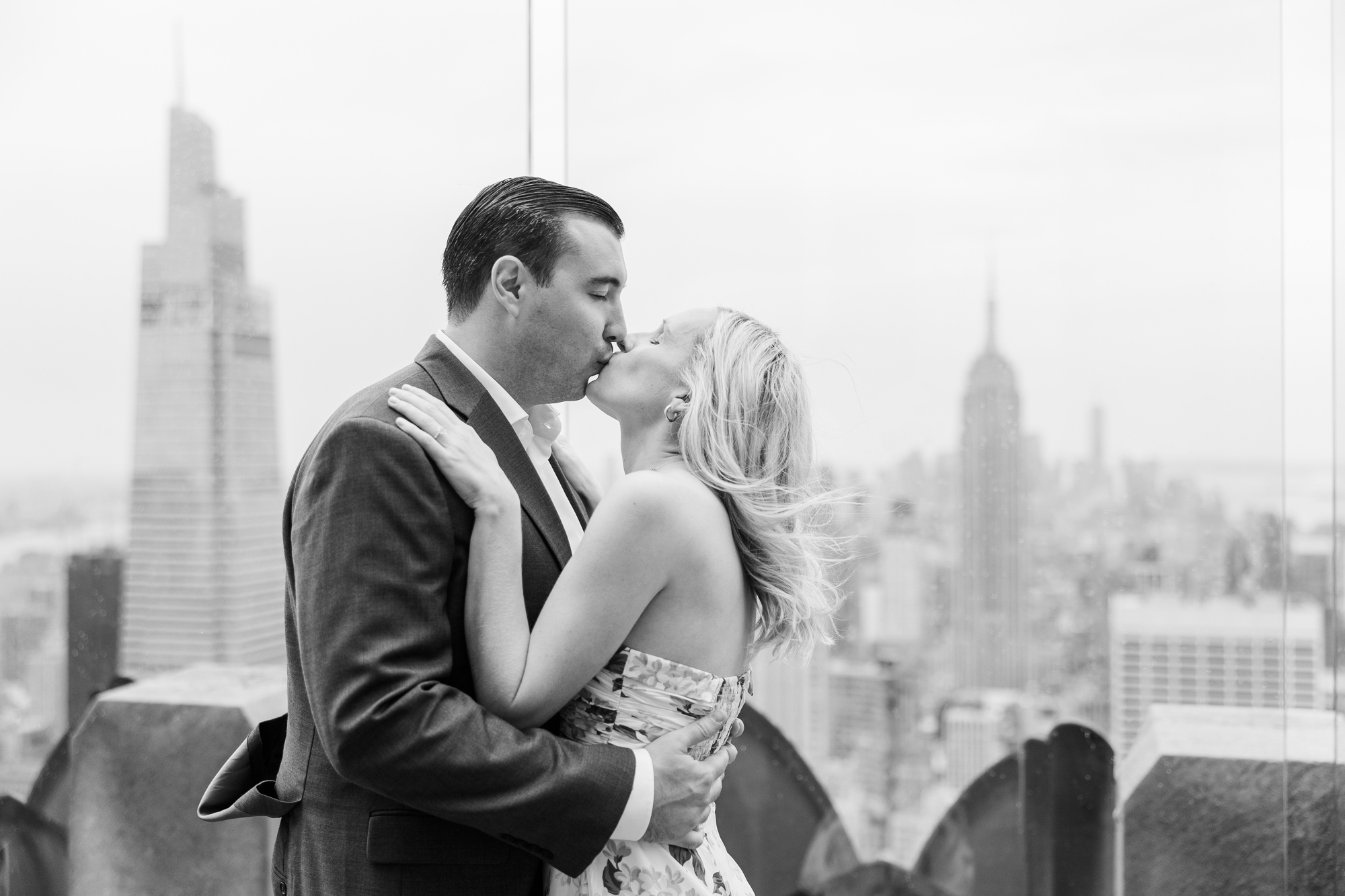 Magical Engagement Session at Top of the Rock