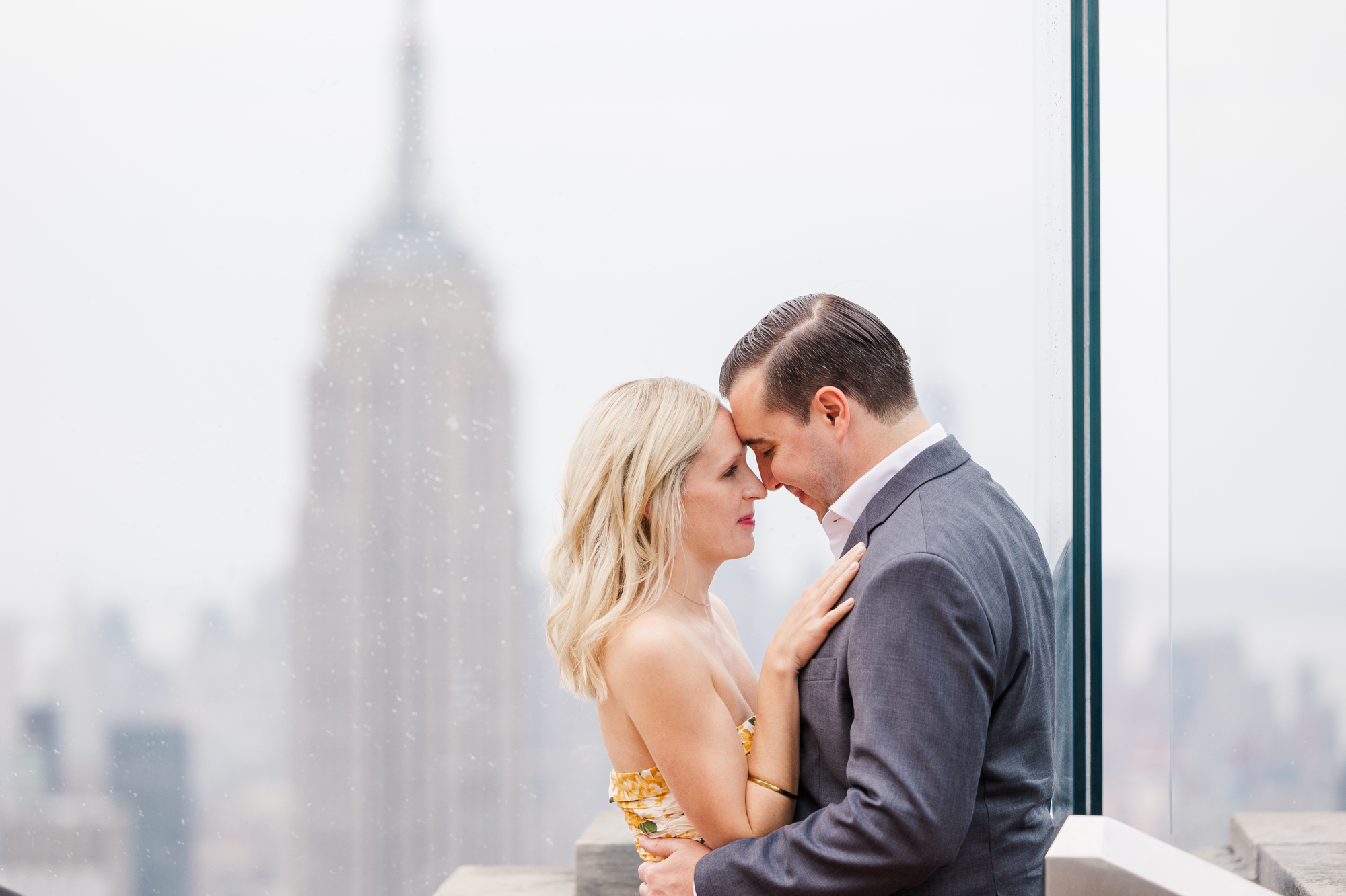 Romantic Engagement Session at Top of the Rock