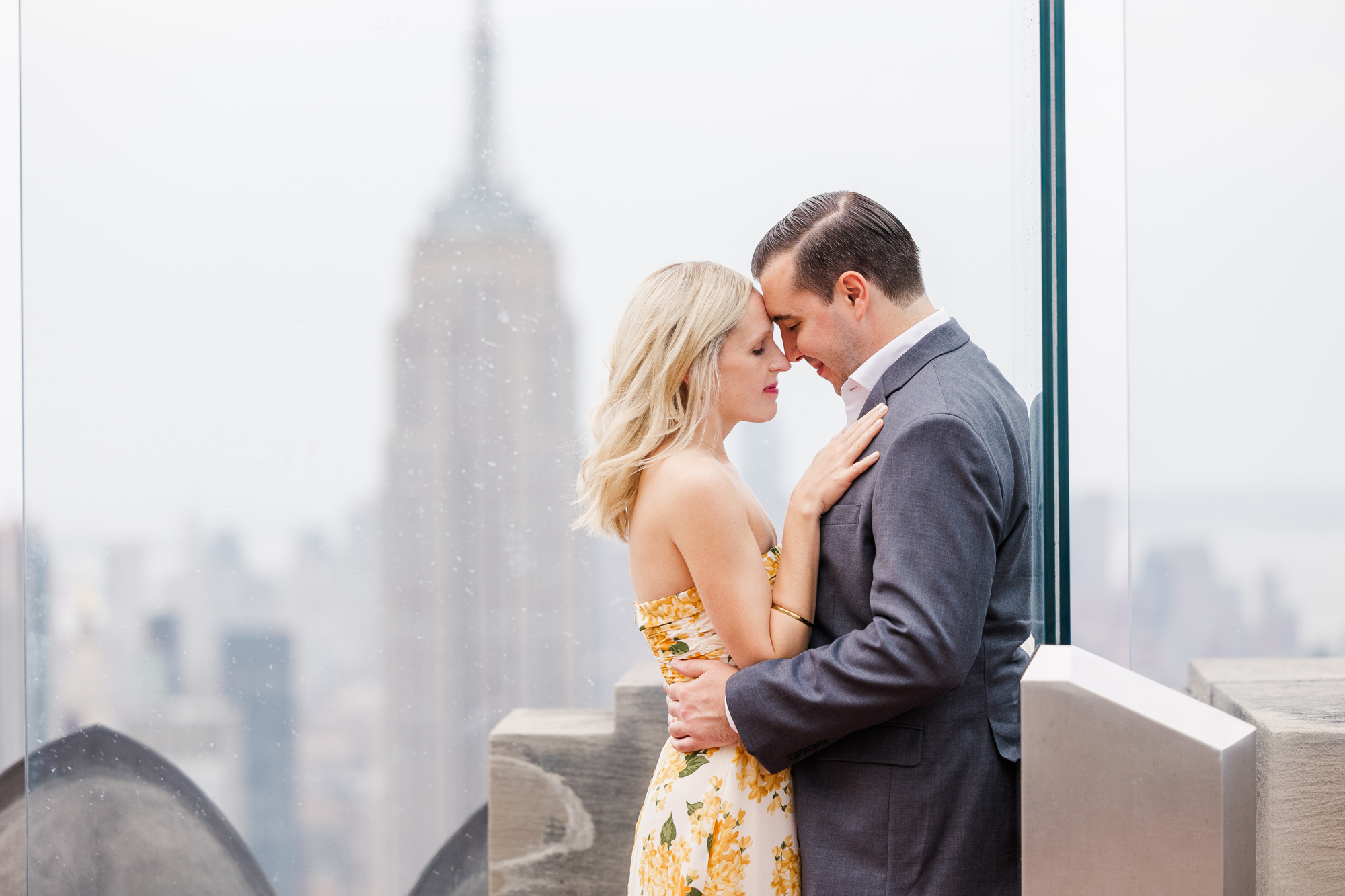 Gorgeous Engagement Session at Top of the Rock