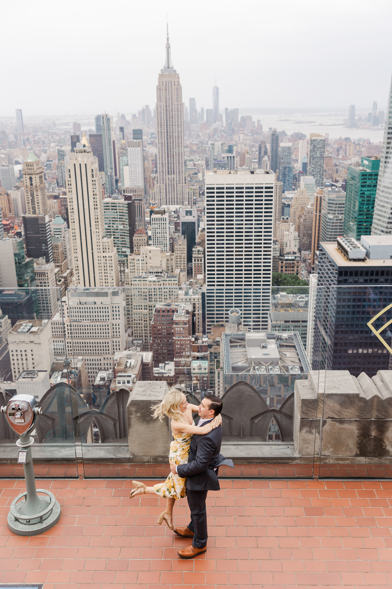 Sweet Top of the Rock Engagement Session