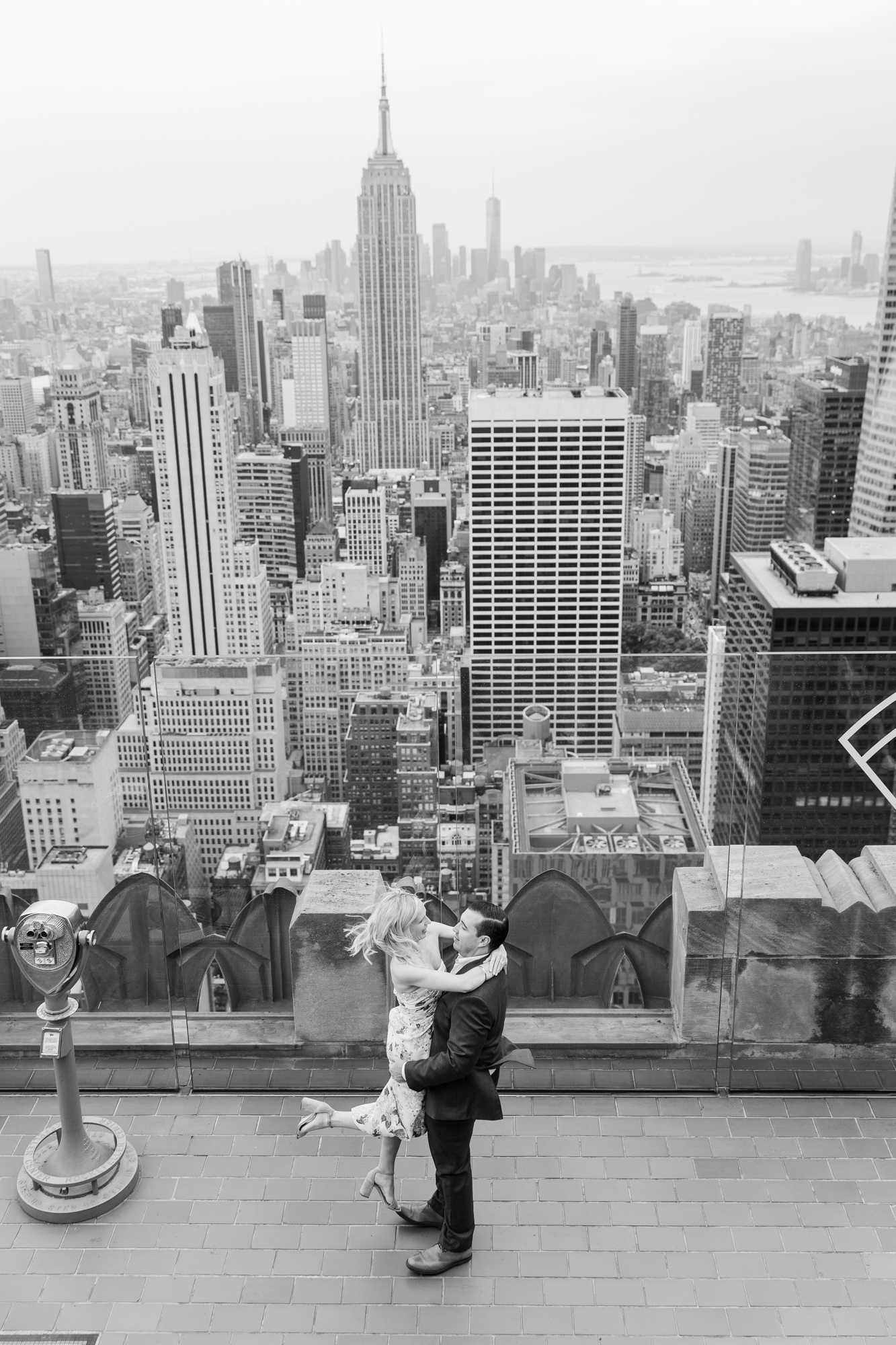 Personal Top of the Rock Engagement Session