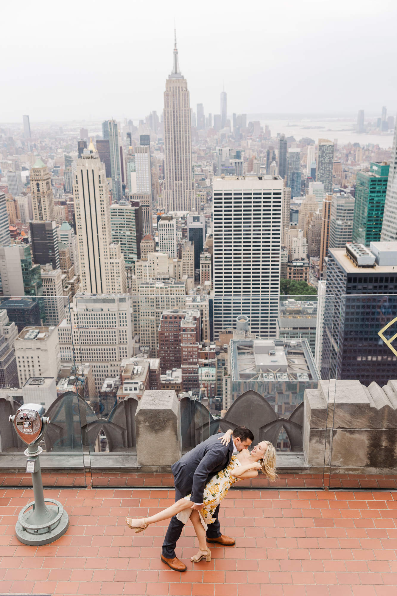Incredible Top of the Rock Engagement Session