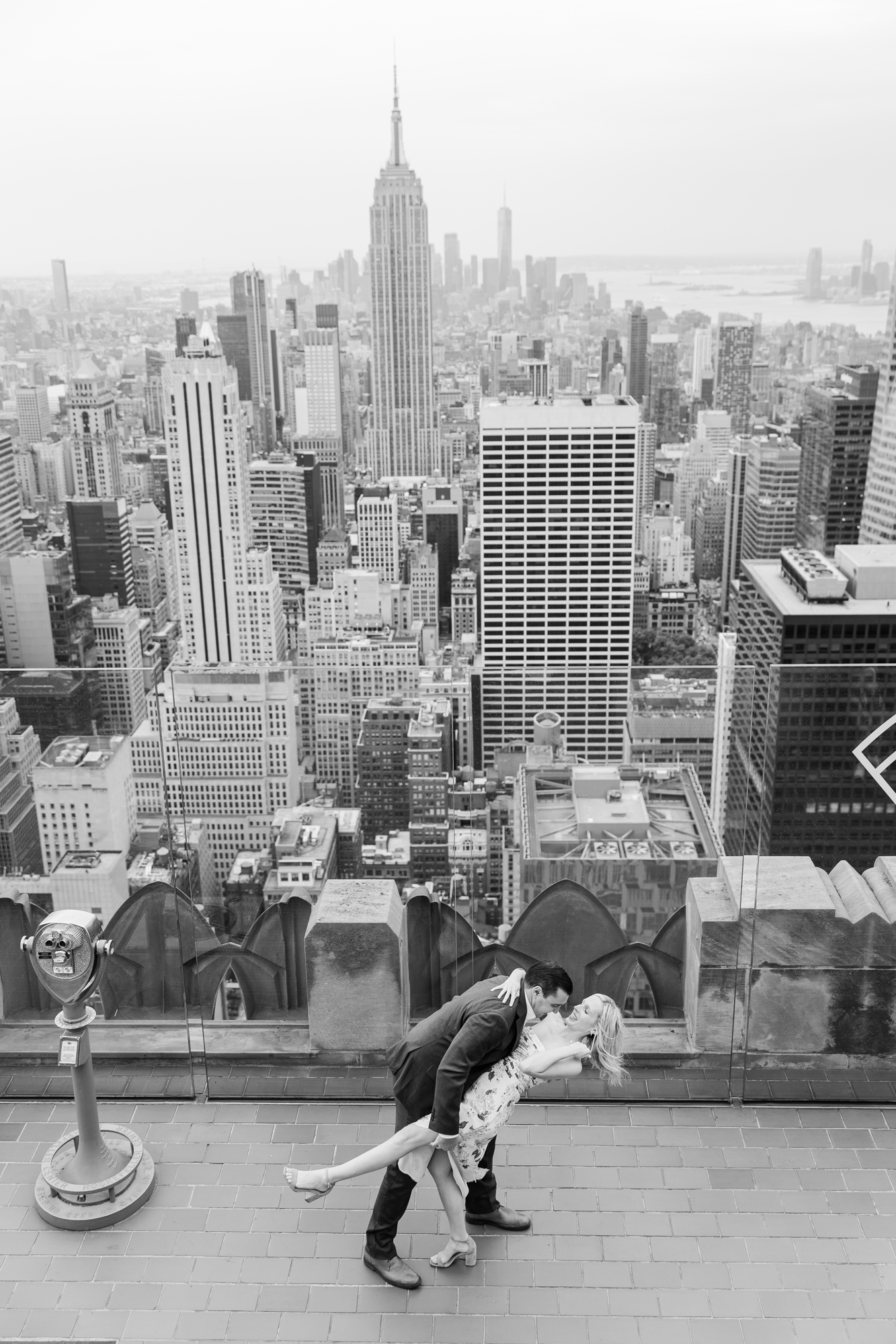 Awesome Top of the Rock Engagement Session