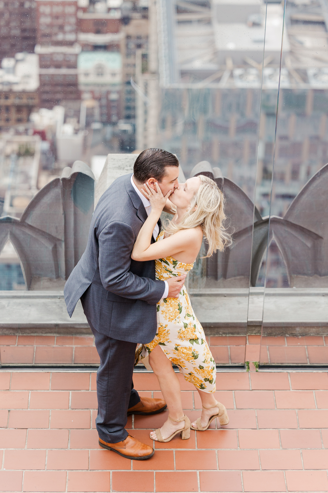 Striking Top of the Rock Engagement Session
