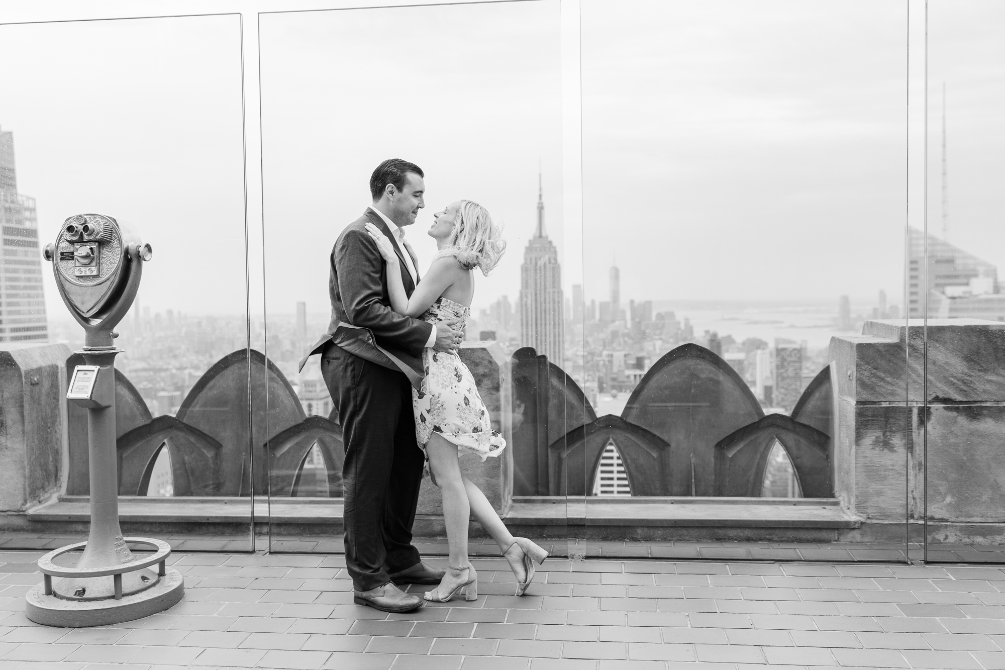 Terrific Top of the Rock Engagement Session