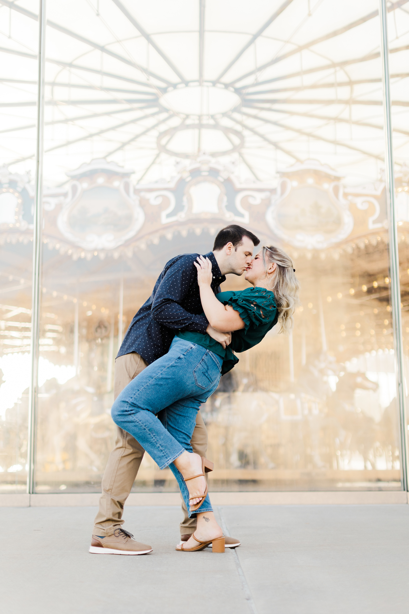 Magical Engagement Pictures in DUMBO